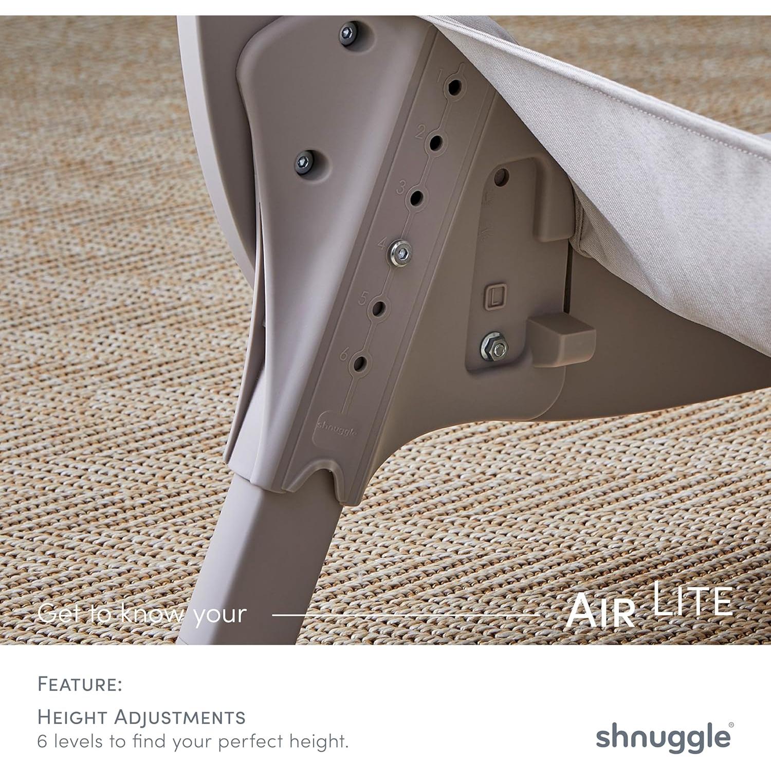 Shnuggle Air Lite Infant Bedside Bassinet
