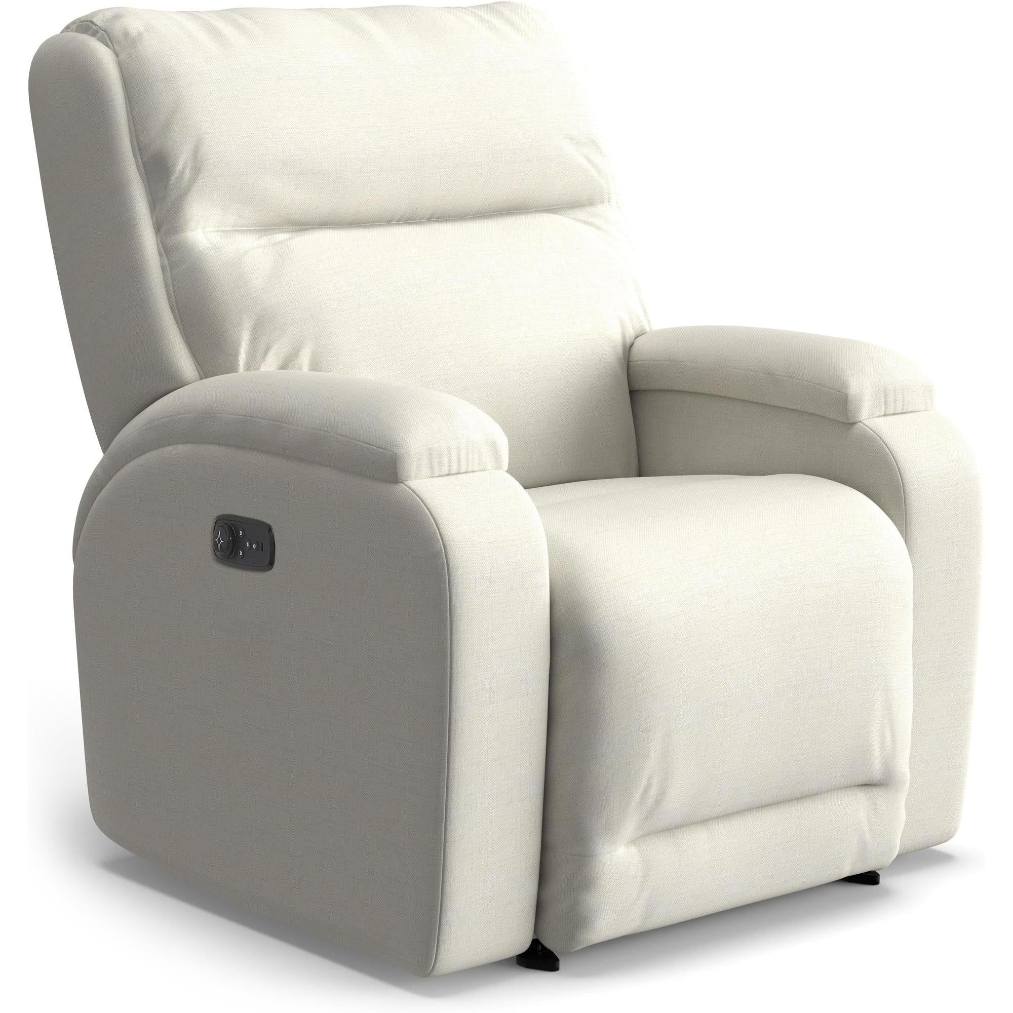 Storytime Maverly Power Cozzia Swivel Glide Recliner with Heat & Massa