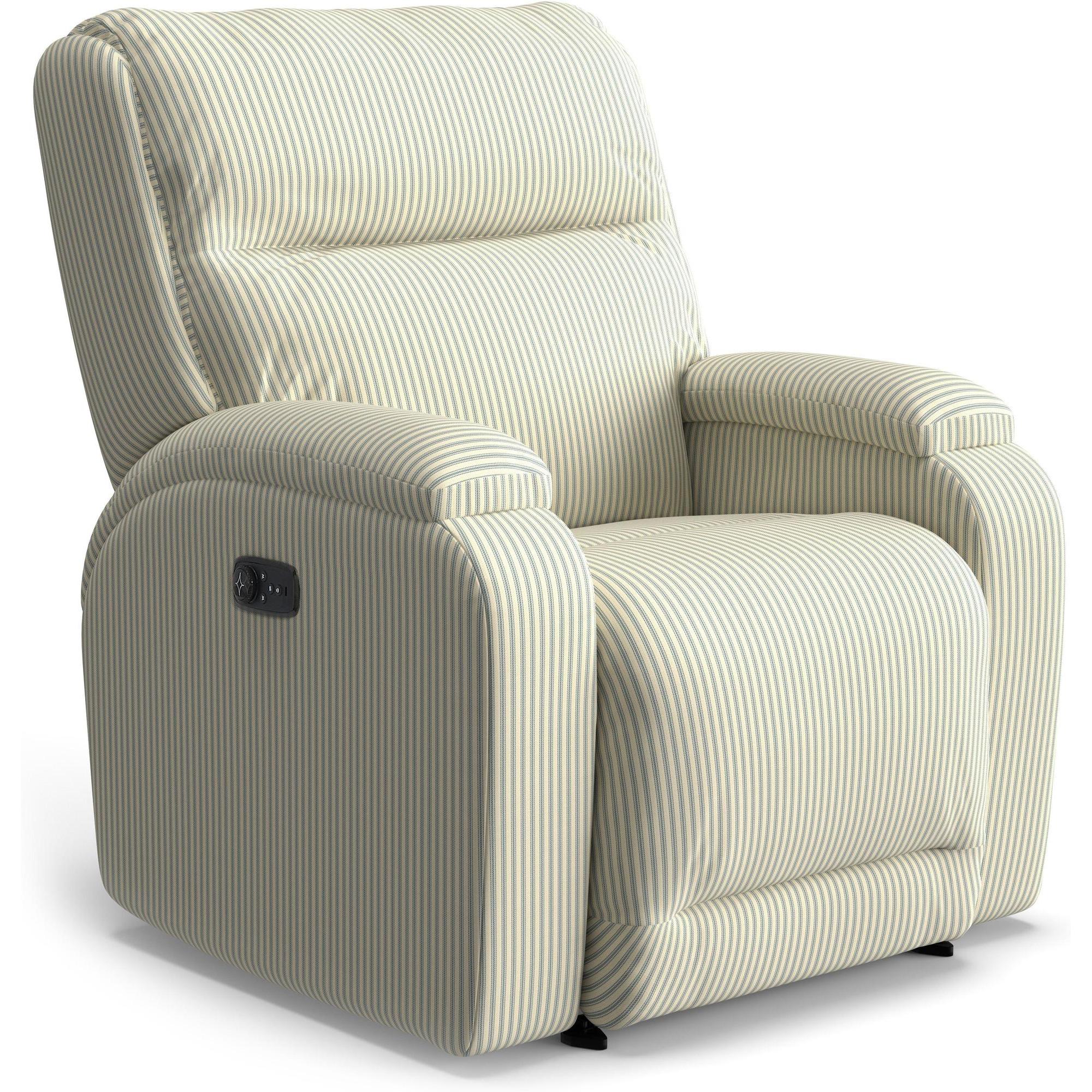 Storytime Maverly Power Cozzia Swivel Glide Recliner with Heat & Massage