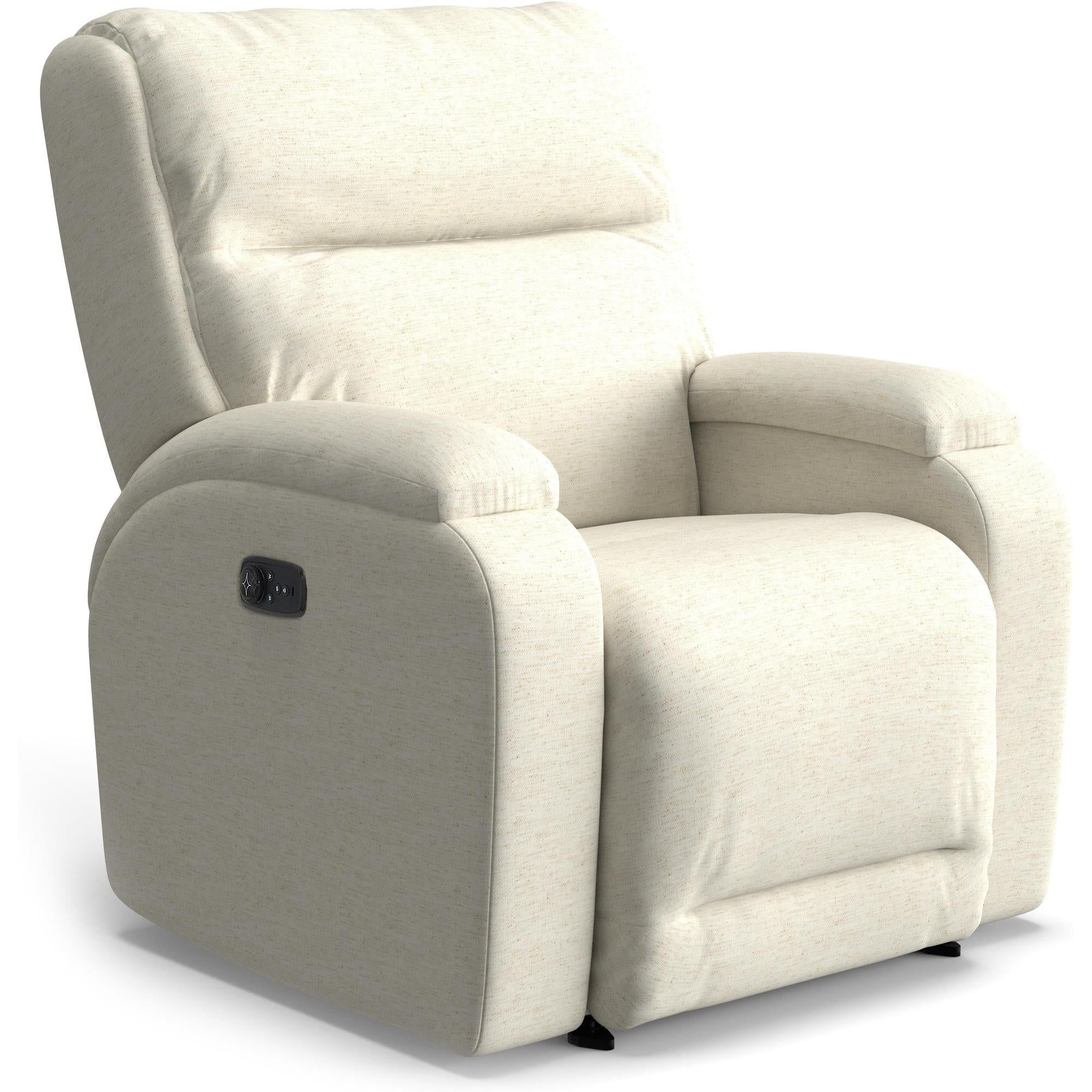 Storytime Maverly Power Cozzia Swivel Glide Recliner with Heat & Massa