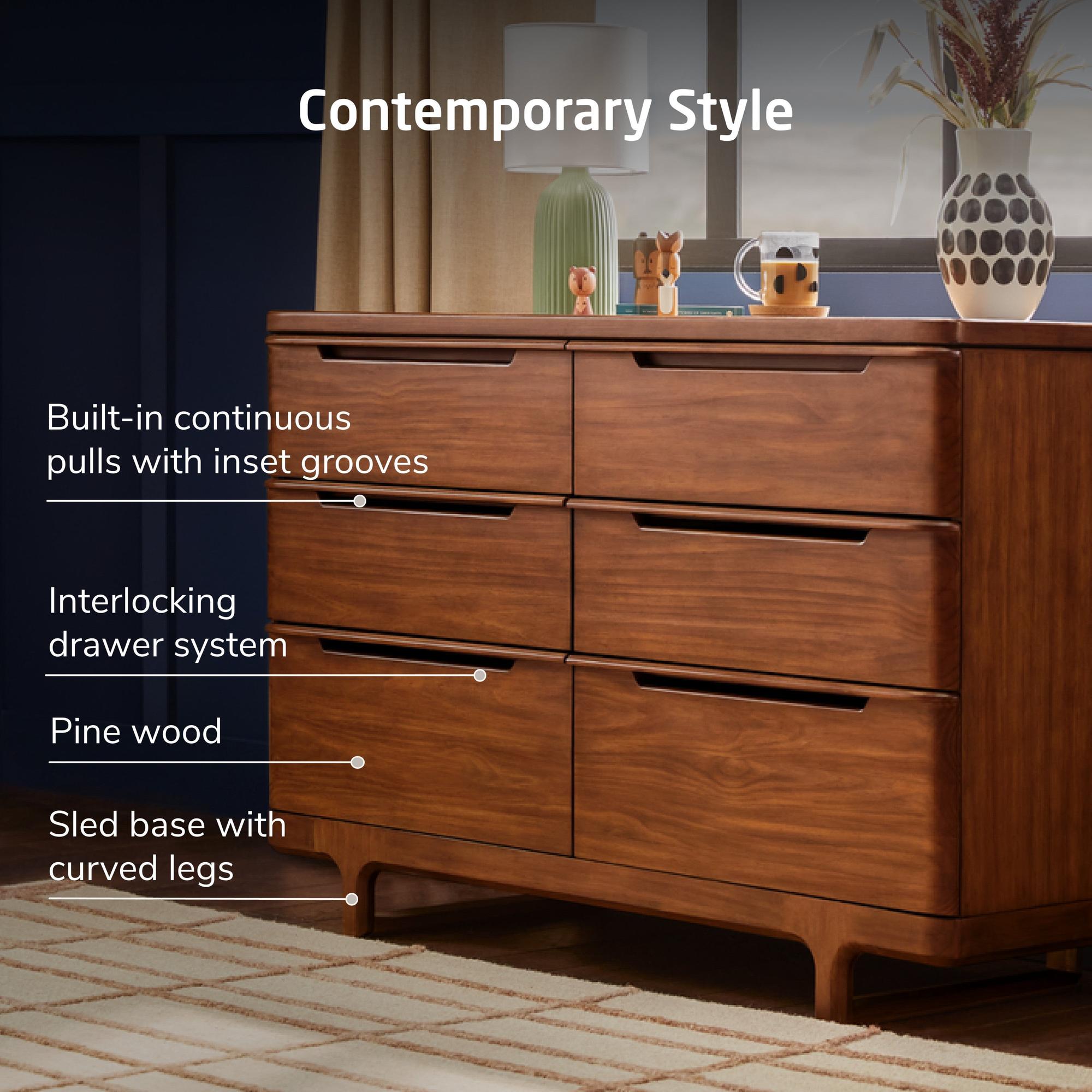 Maxi-Cosi Nursery Embraced Forms 6-Drawer Dresser