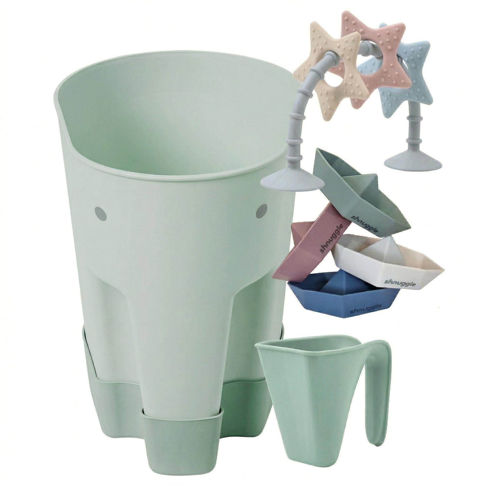 Shnuggle Bath Accessories Bundle 4-Piece Set