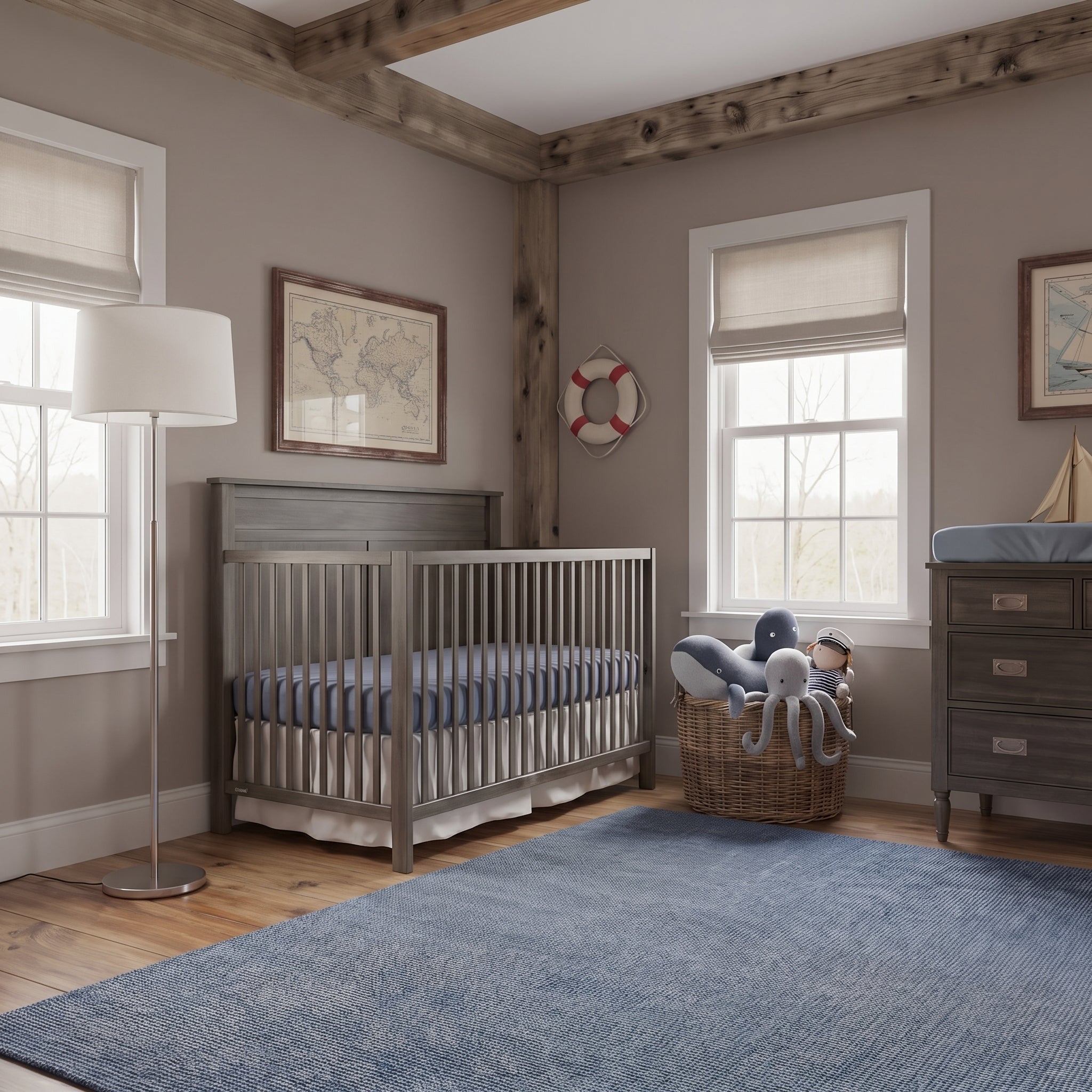 Sugar + Maple Contoured Changing Pad Cover