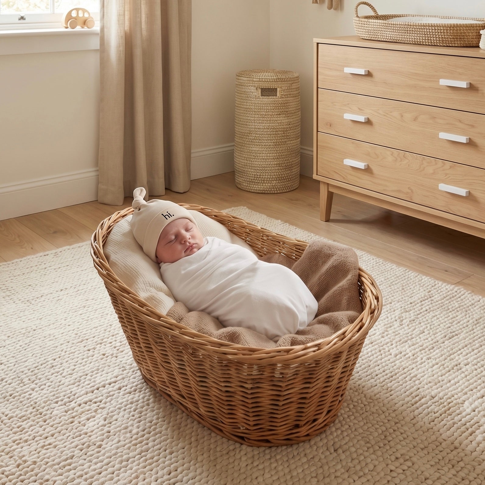 Sugar + Maple Swaddle Blanket