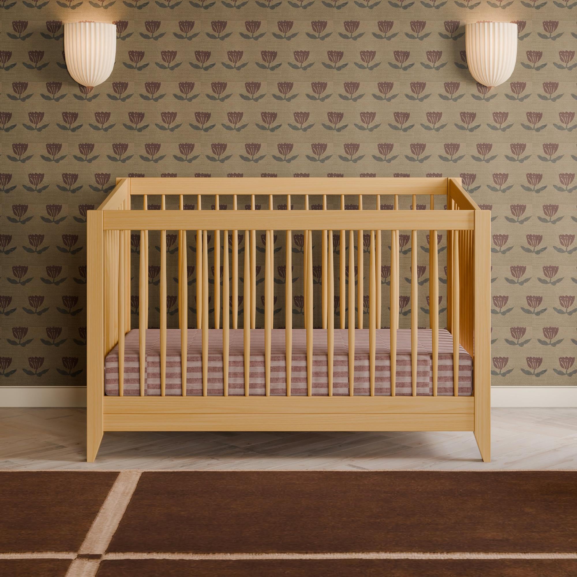 Babyletto Sprout 4-in-1 Convertible Crib with Toddler Bed Conversion Kit