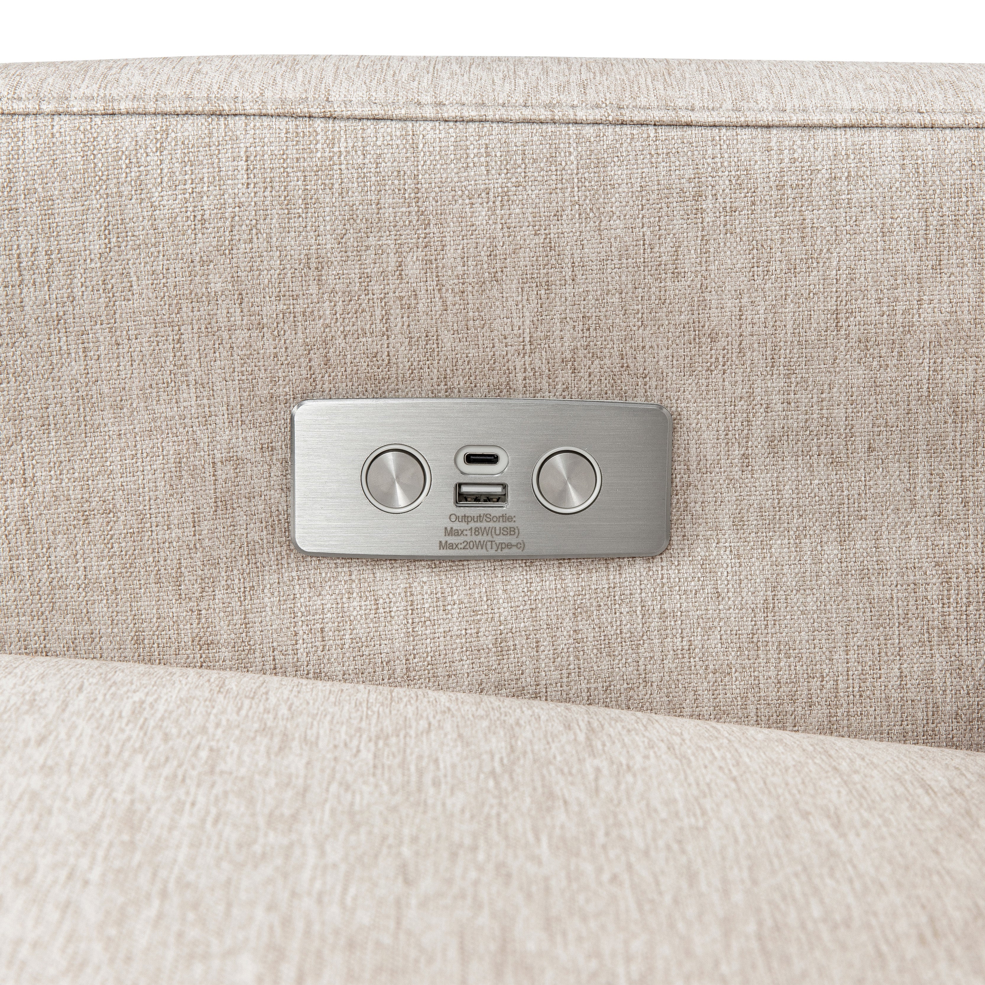 Babyletto Sigi Electronic Recliner and Glider with USB Port