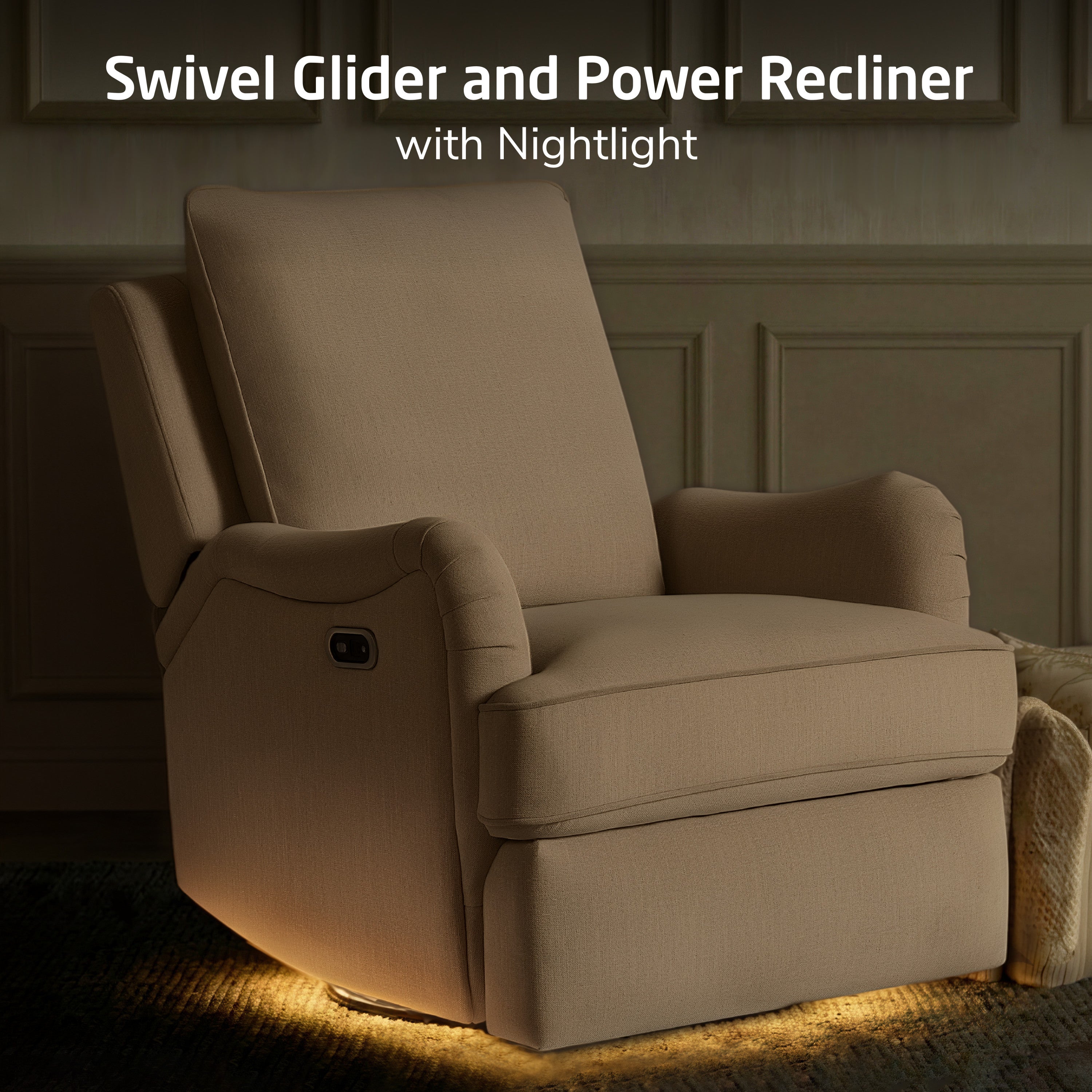 Maxi-Cosi Nursery Lindon Swivel Glider & Power Recliner