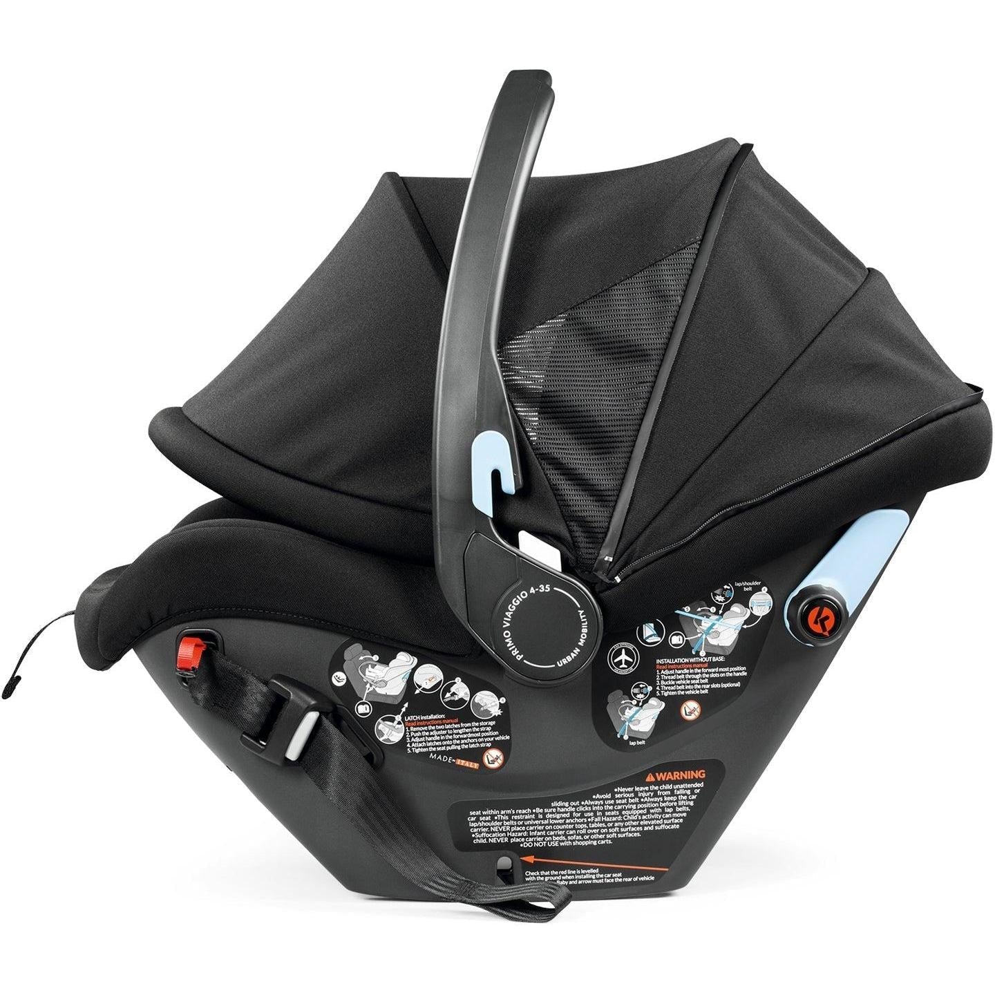 Peg Perego City Loop Chassis + Urban Mobility Infant Car Seat Combo