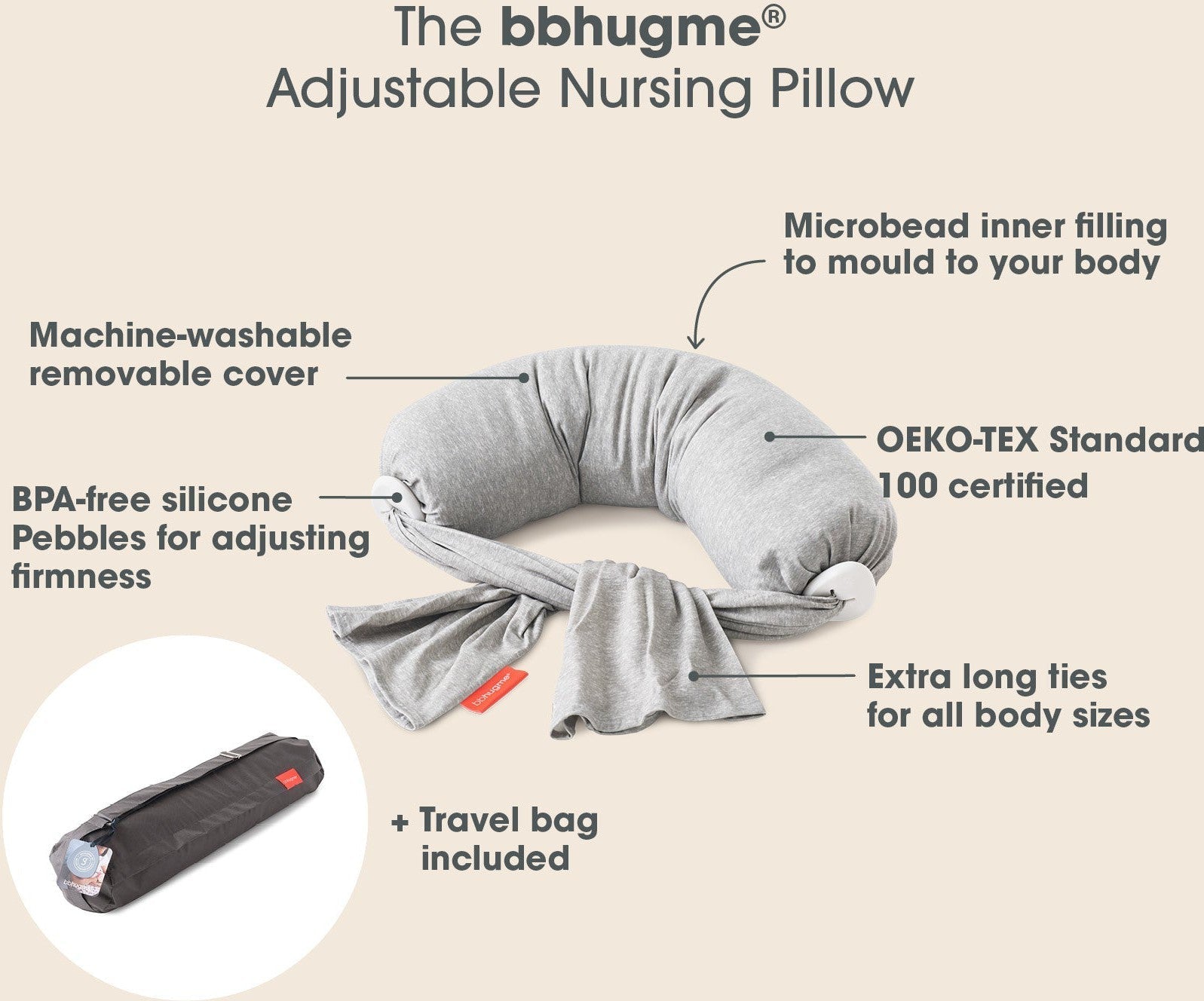 bbhugme Nursing Pillow