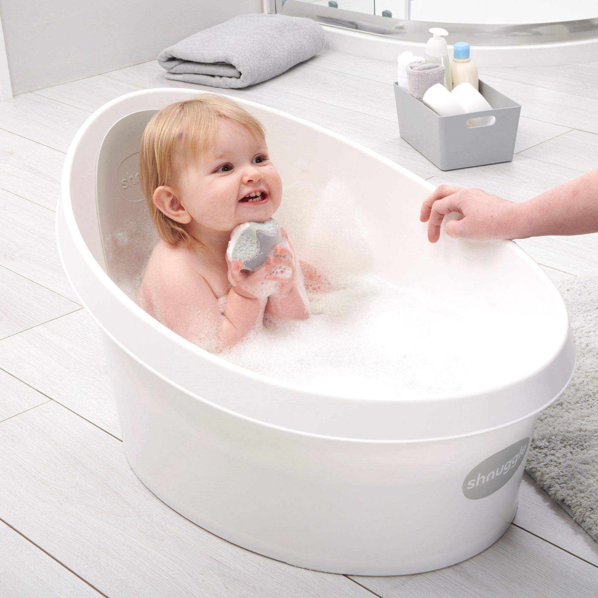 Shnuggle Splash & Play Bundle: Toddler Bath Tub & Accessories Bundle 5-Piece