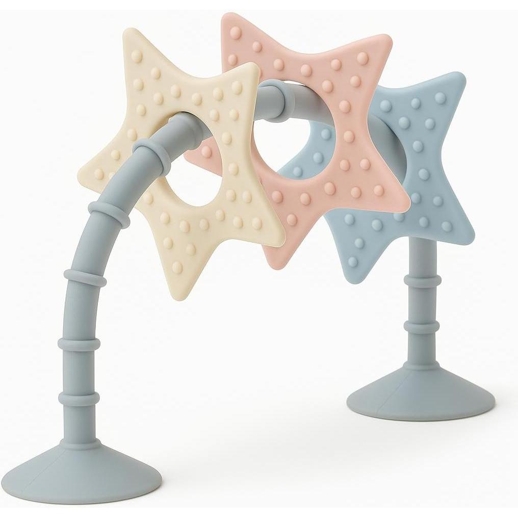 Shnuggle Stick 'n' Play Sensory Star Toy and Teether