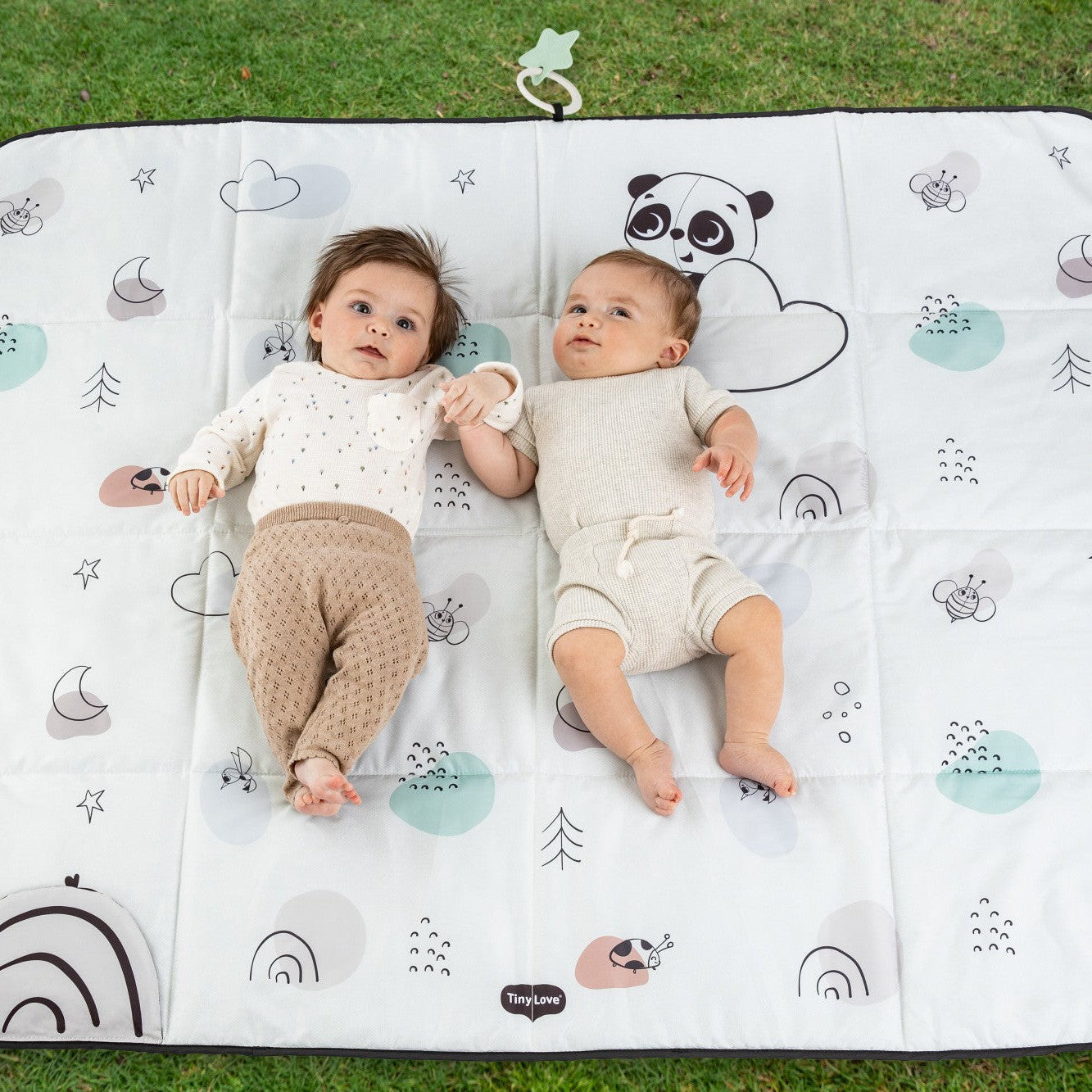 Tiny Love Black & White XL Outdoor Mat