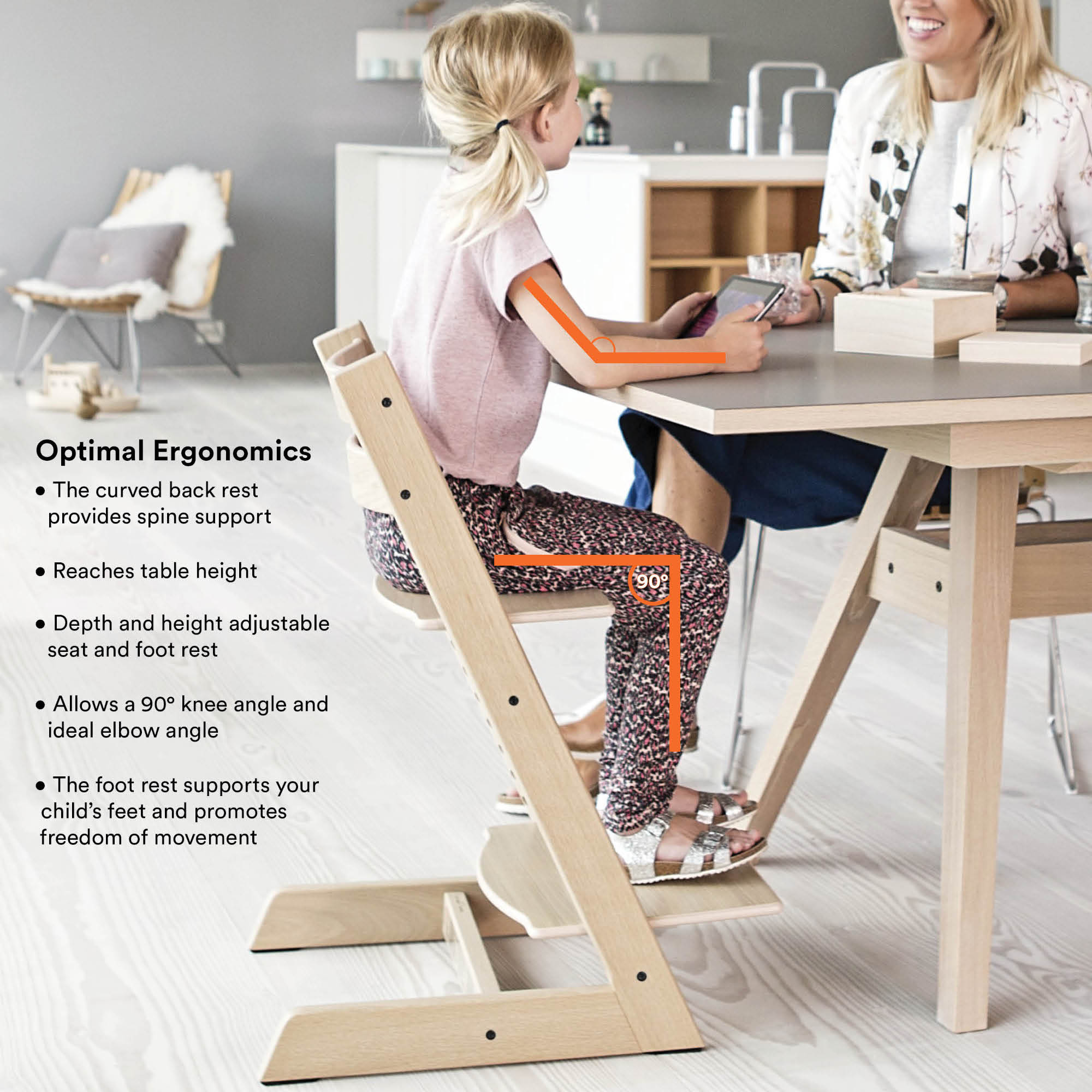 バランスチェア　STOKKE Stokke Tripp Trapp High Chair² Oak – Juvenile Shop