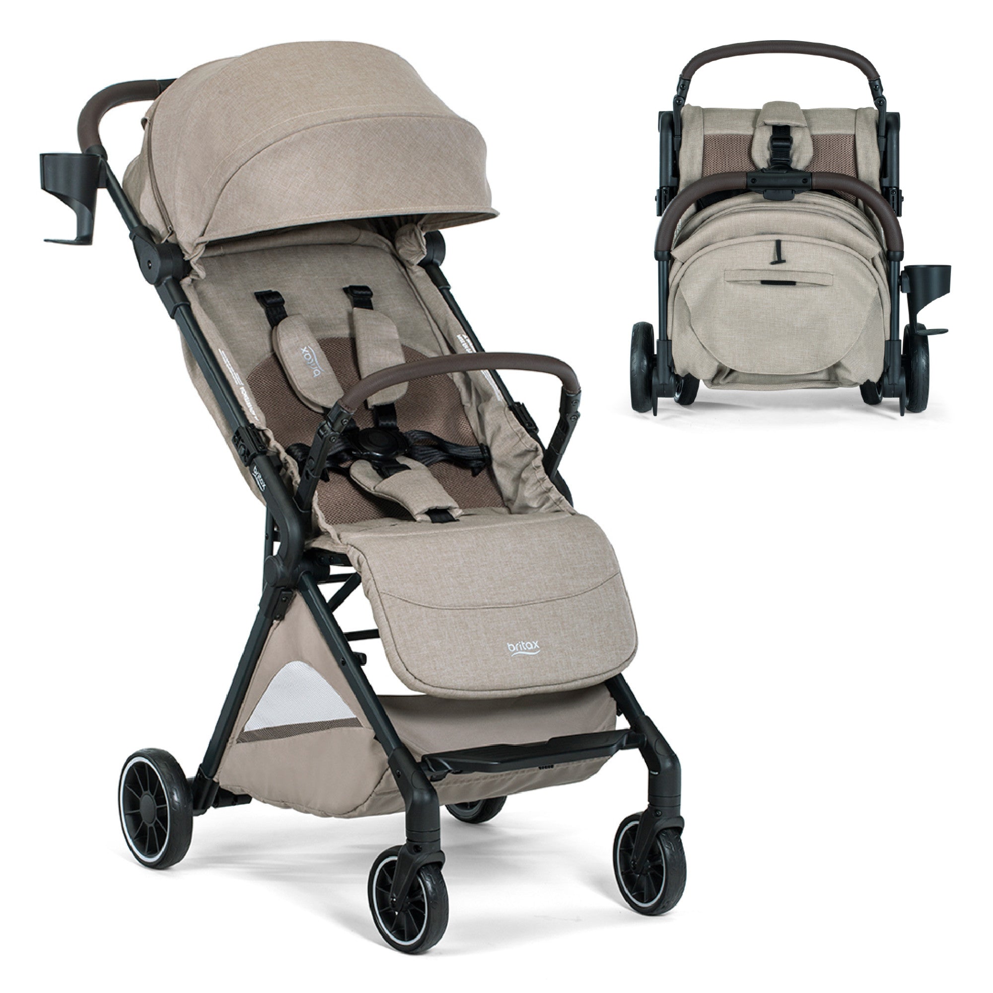 Britax Juniper+ Compact Stroller wiith One-Hand RapidFold