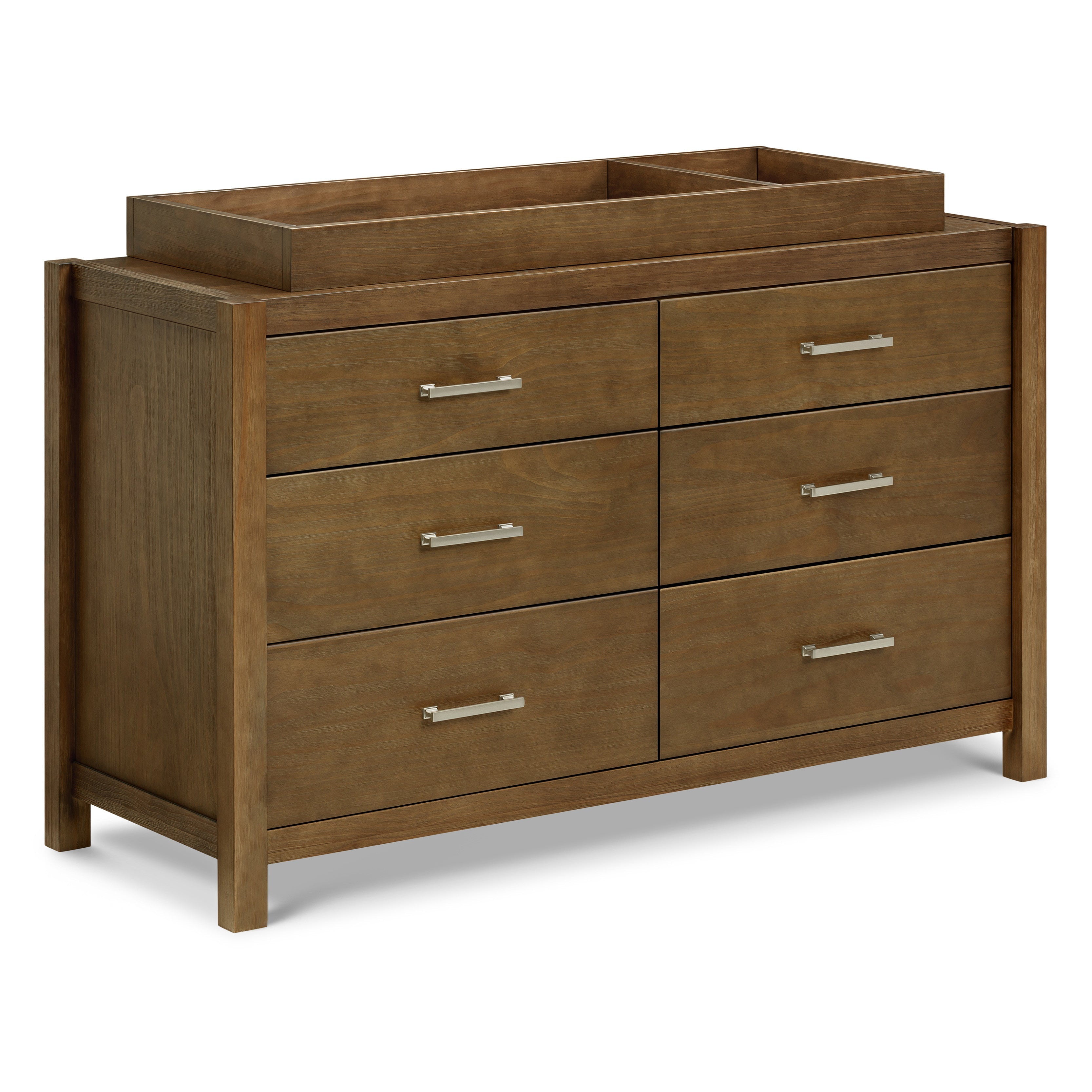 B26416LDF,Monogram by Namesake,Hemsted 6-Drawer Assembled Dresser in Walnut Driftwood