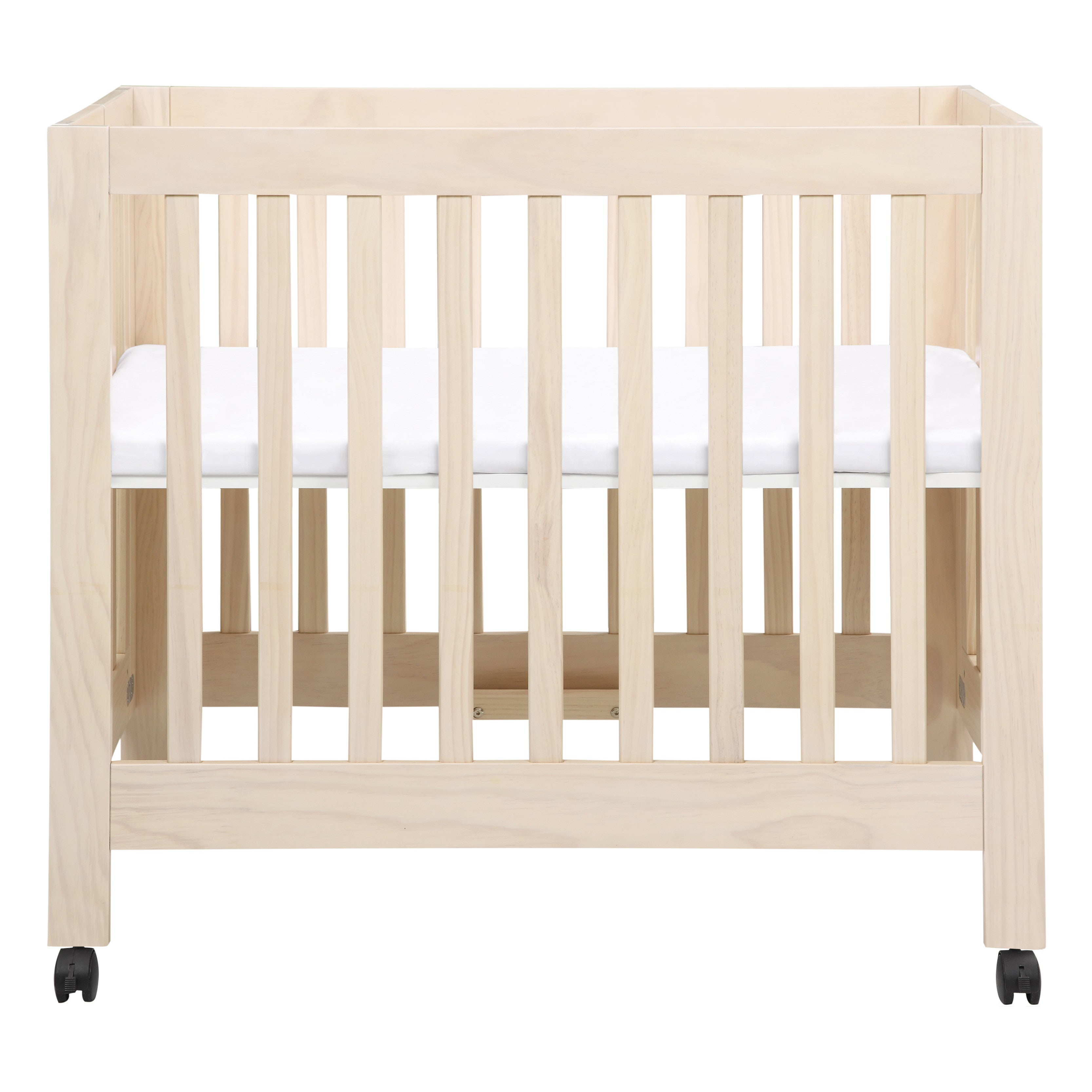 M6698NX,Babyletto,Origami Mini Crib in Washed Natural