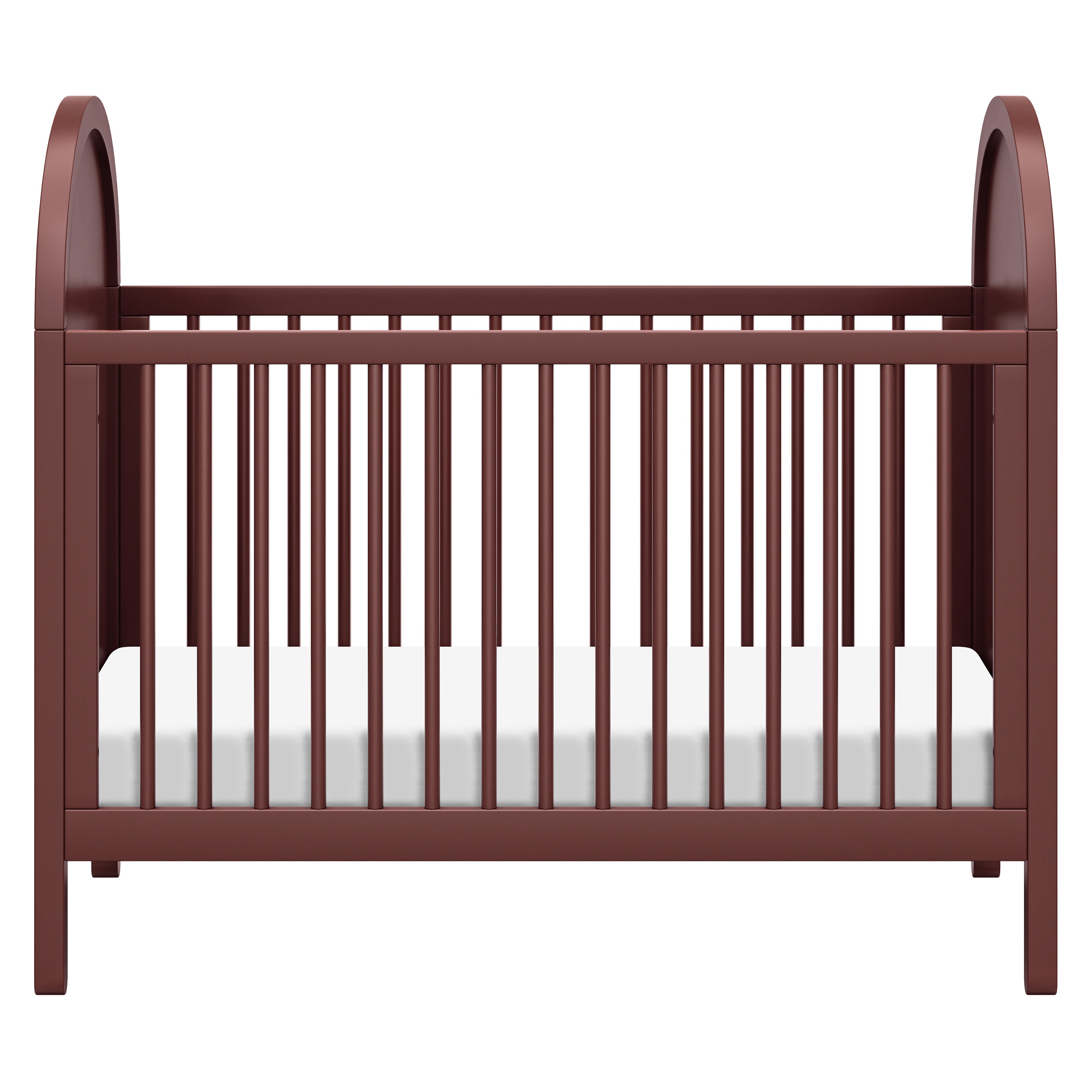 M25601CRNC,Babyletto,Bondi Cane 3-in-1 Convertible Crib w/ Toddler Bed Kit in Crimson with Natural Cane