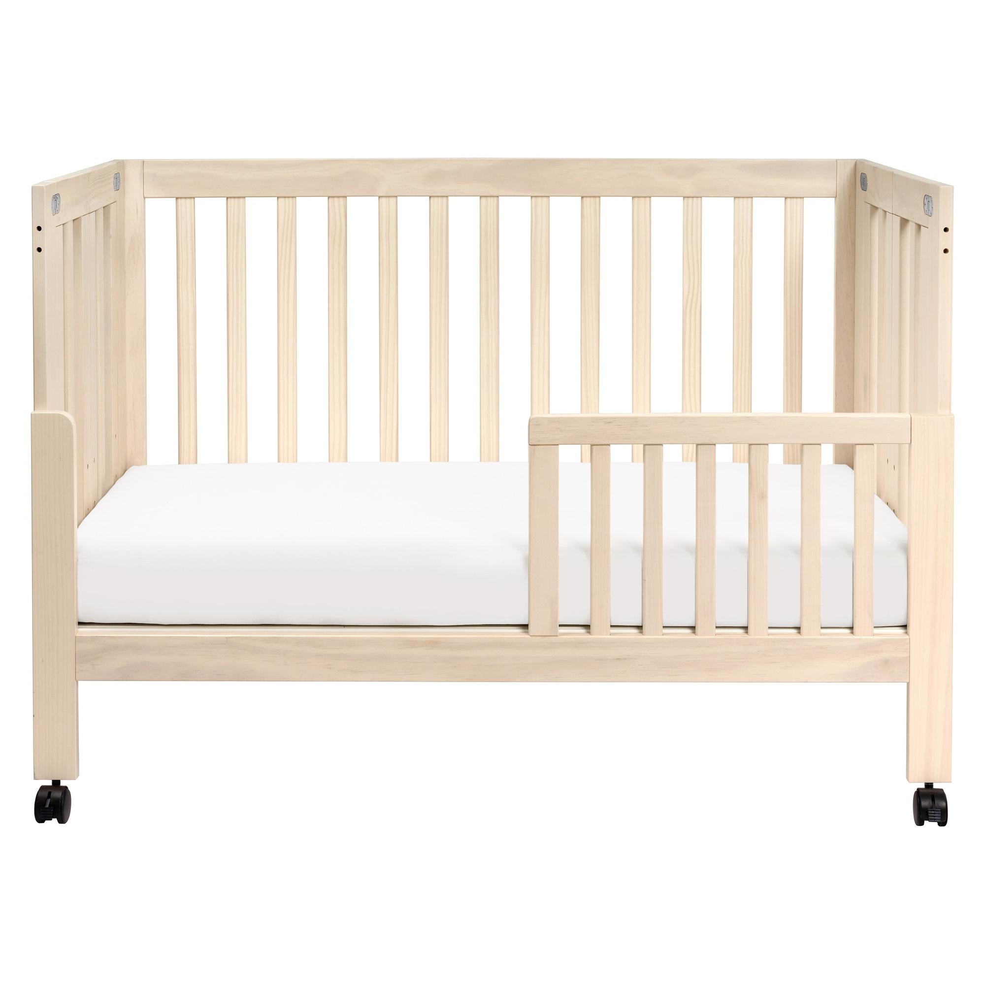 Babyletto Maki Portable Folding Crib with Toddler Bed Conversion Kit