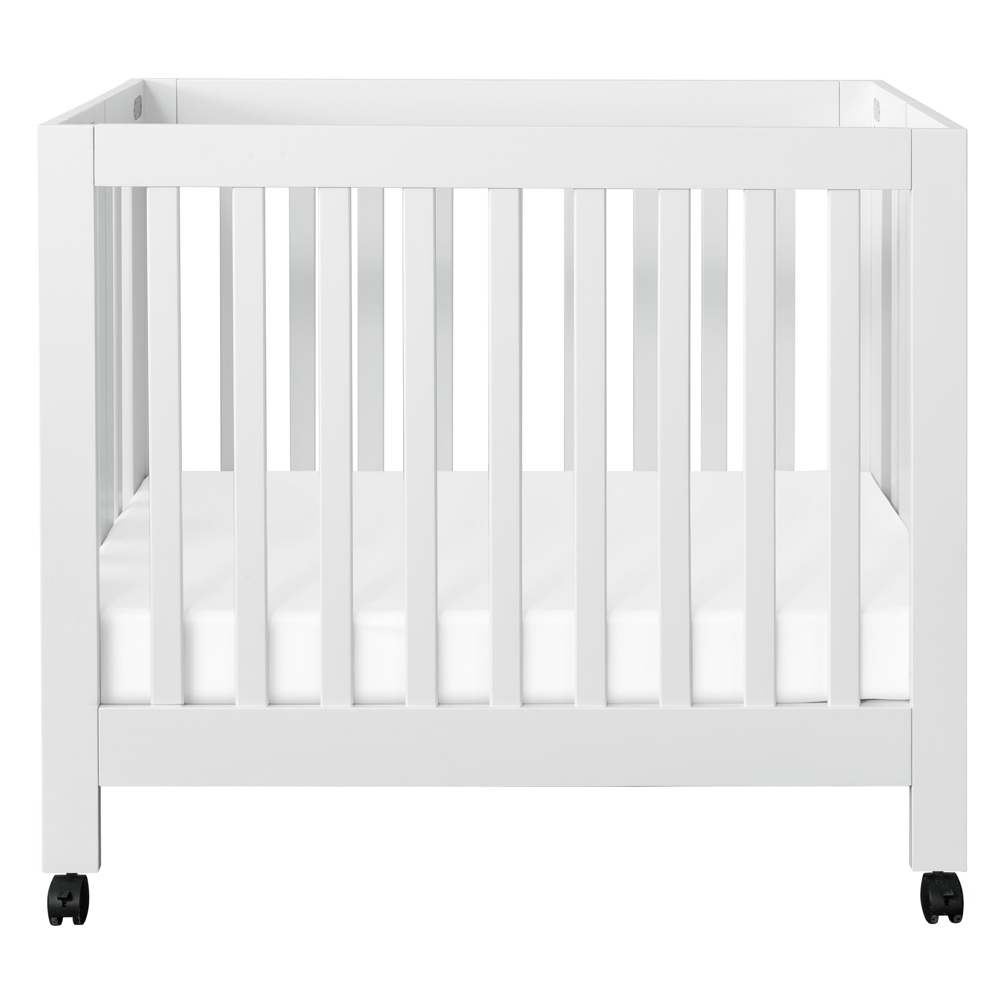 M6698W,Babyletto,Origami Mini Crib in White Finish