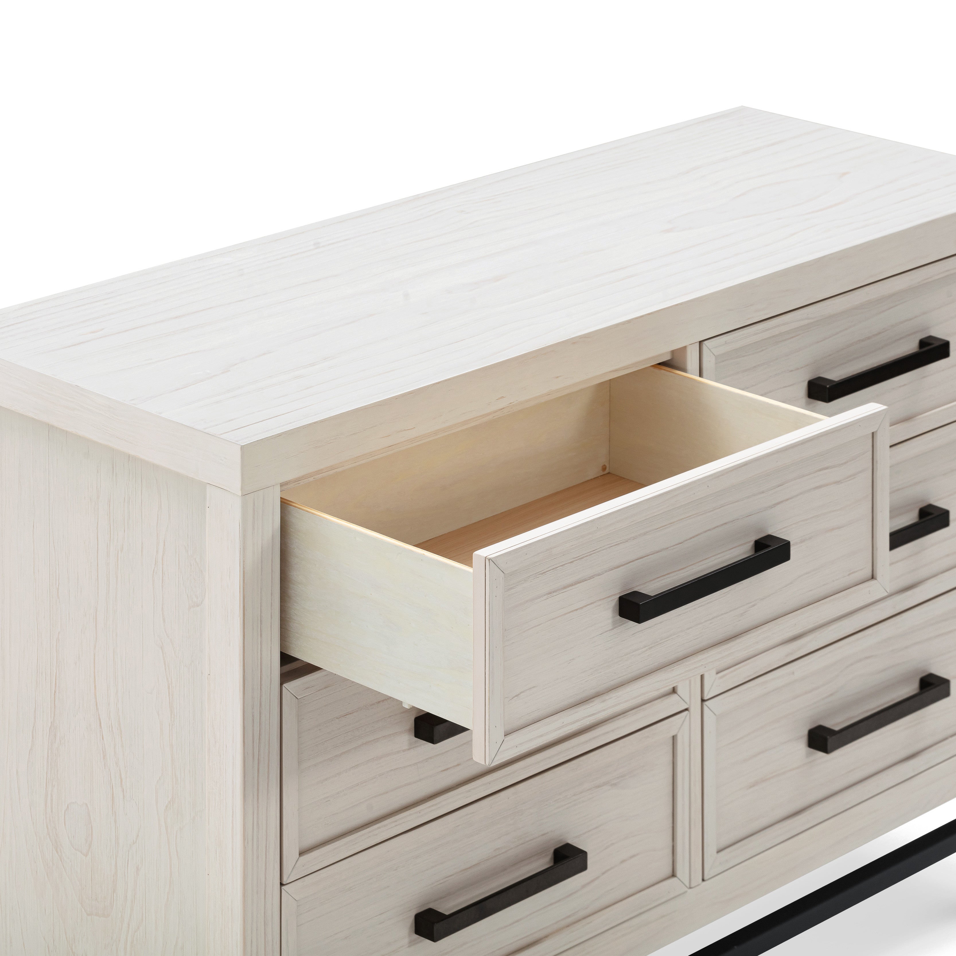 B25816WDF,Monogram by Namesake,Newbern 6-Drawer Assembled Dresser in White Driftwood