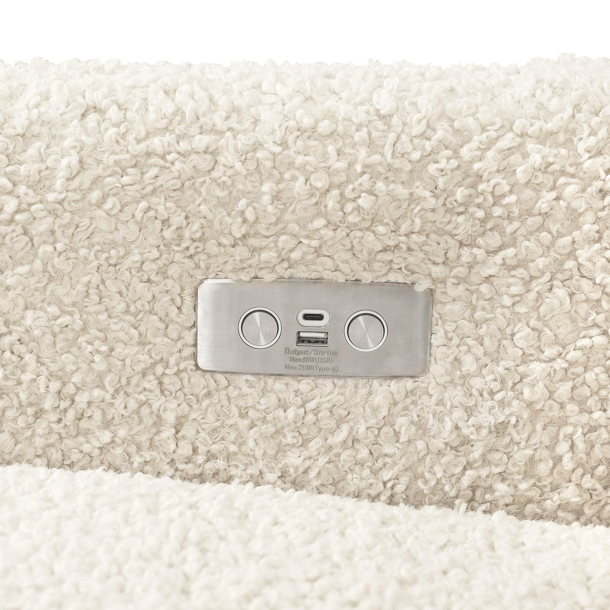 Babyletto Kiwi Electronic Recliner and Swivel Glider with USB port