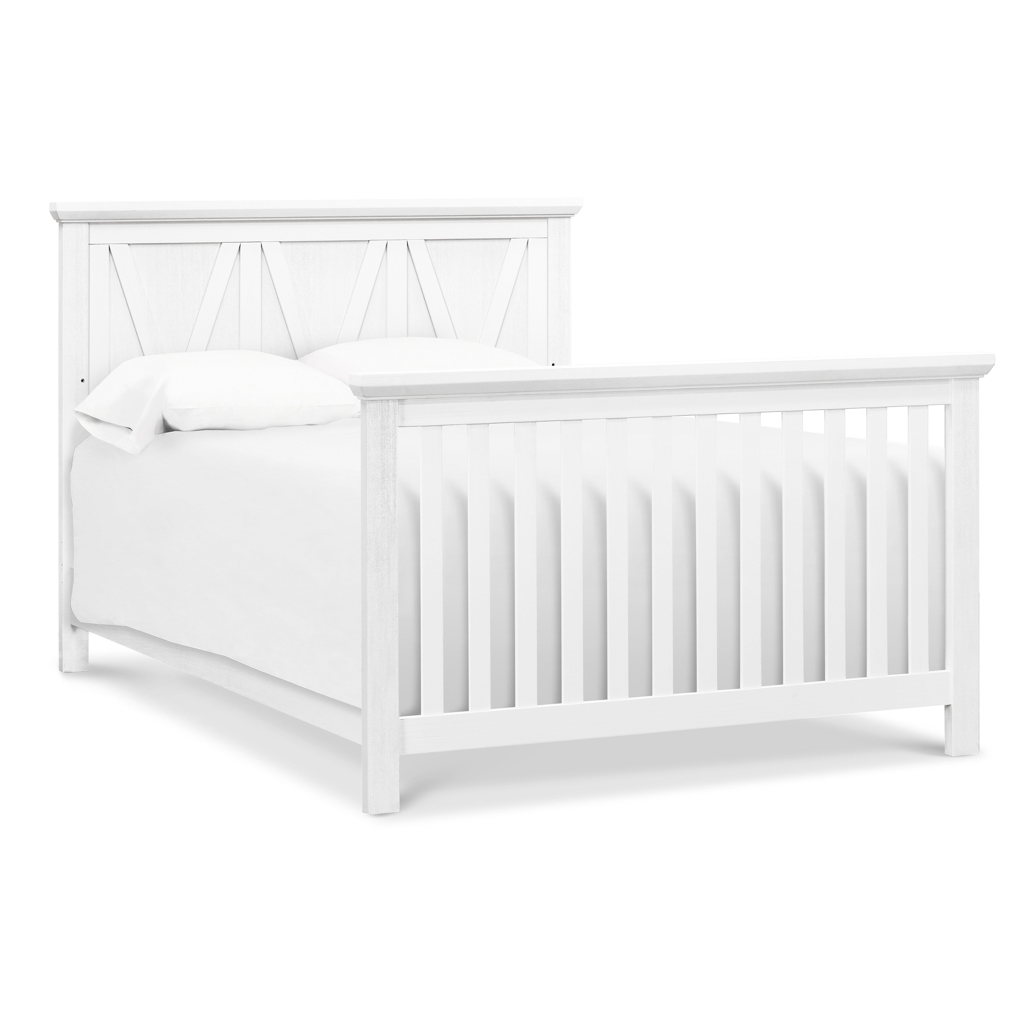 B14501LW,Monogram by Namesake,Emory Farmhouse 4-in-1 Convertible Crib in Linen White