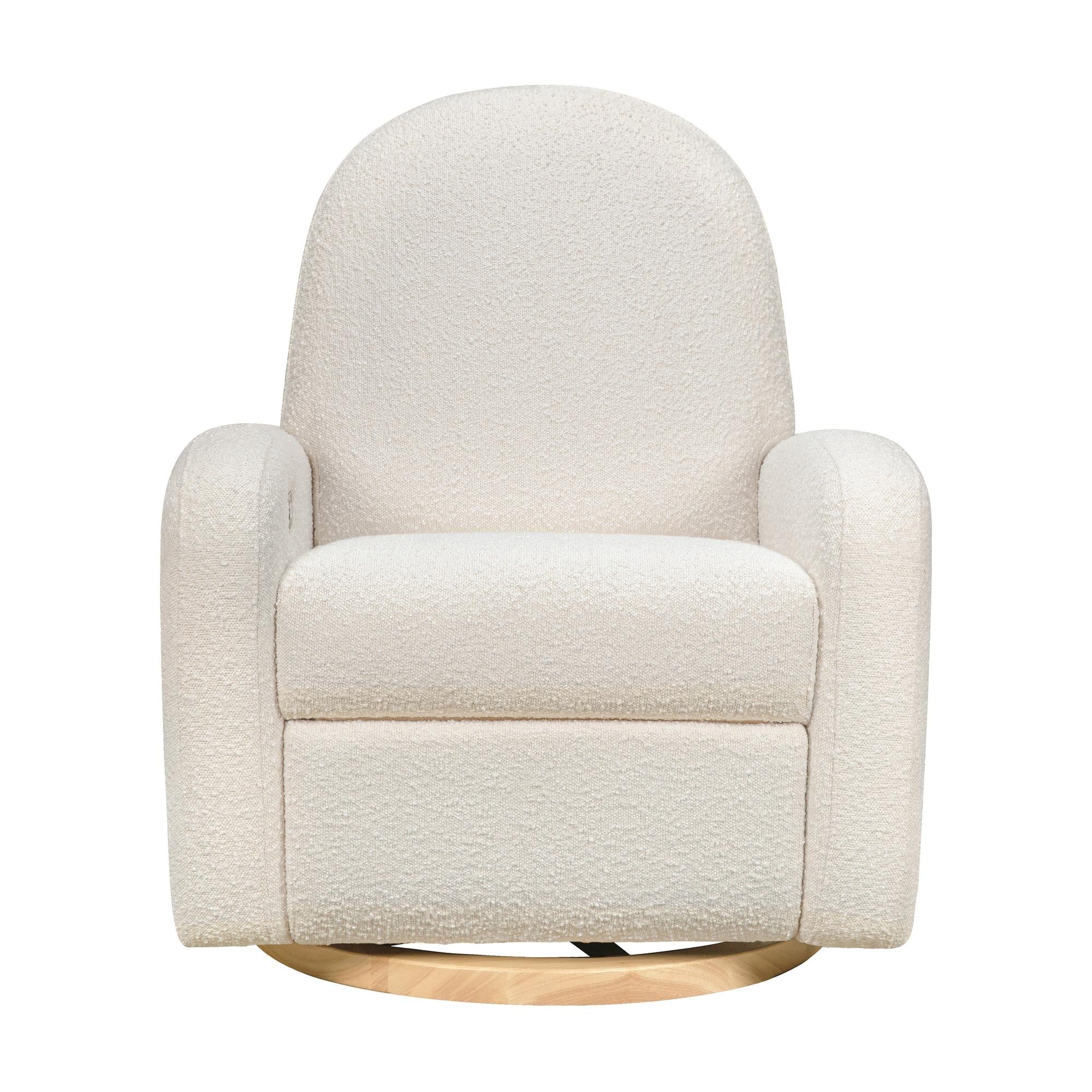 Babyletto Nami Electronic Recliner and Swivel Glider Recliner with USB port