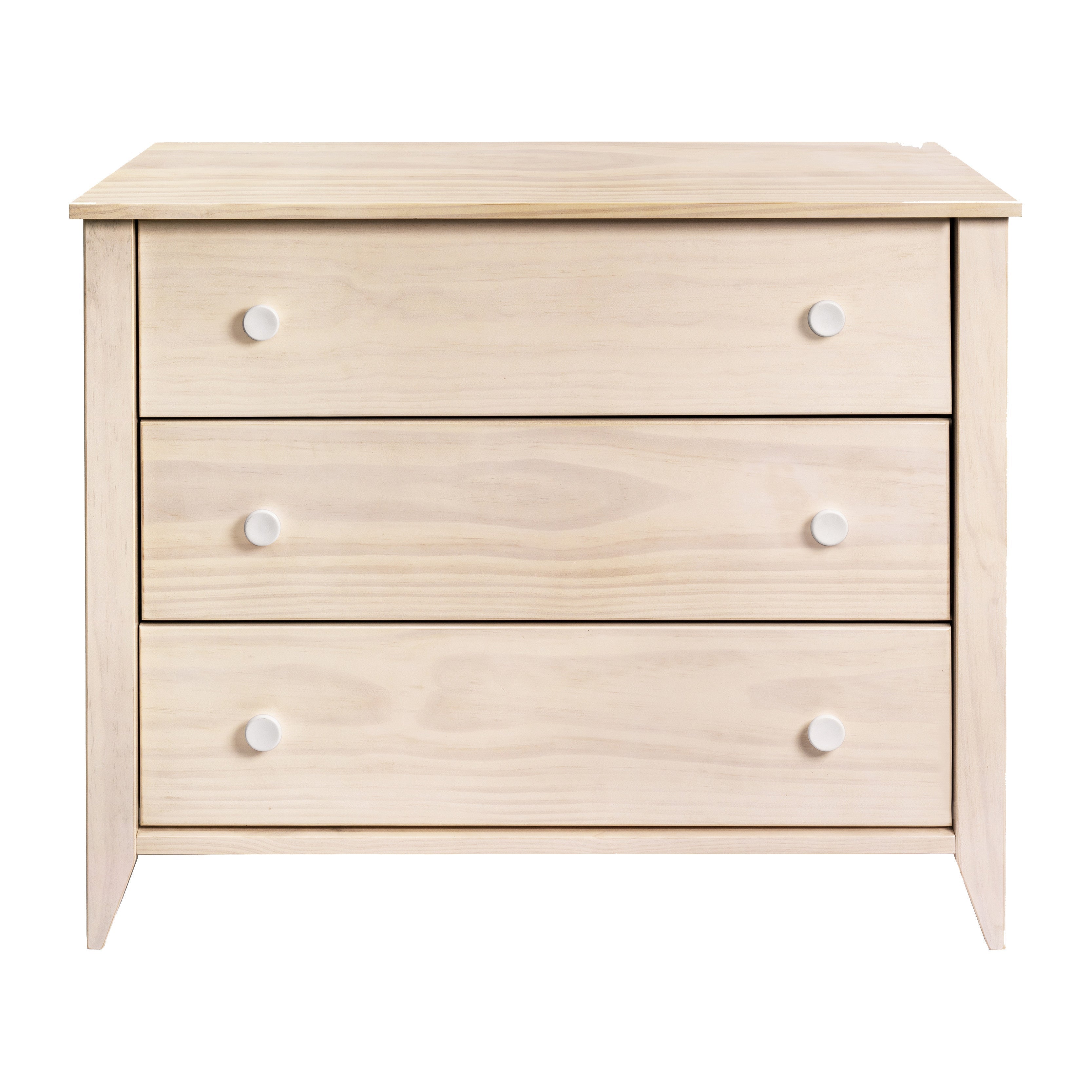 M10323NXW,Babyletto,Sprout 3-Drawer Changer Dresser in Washed Natural and White