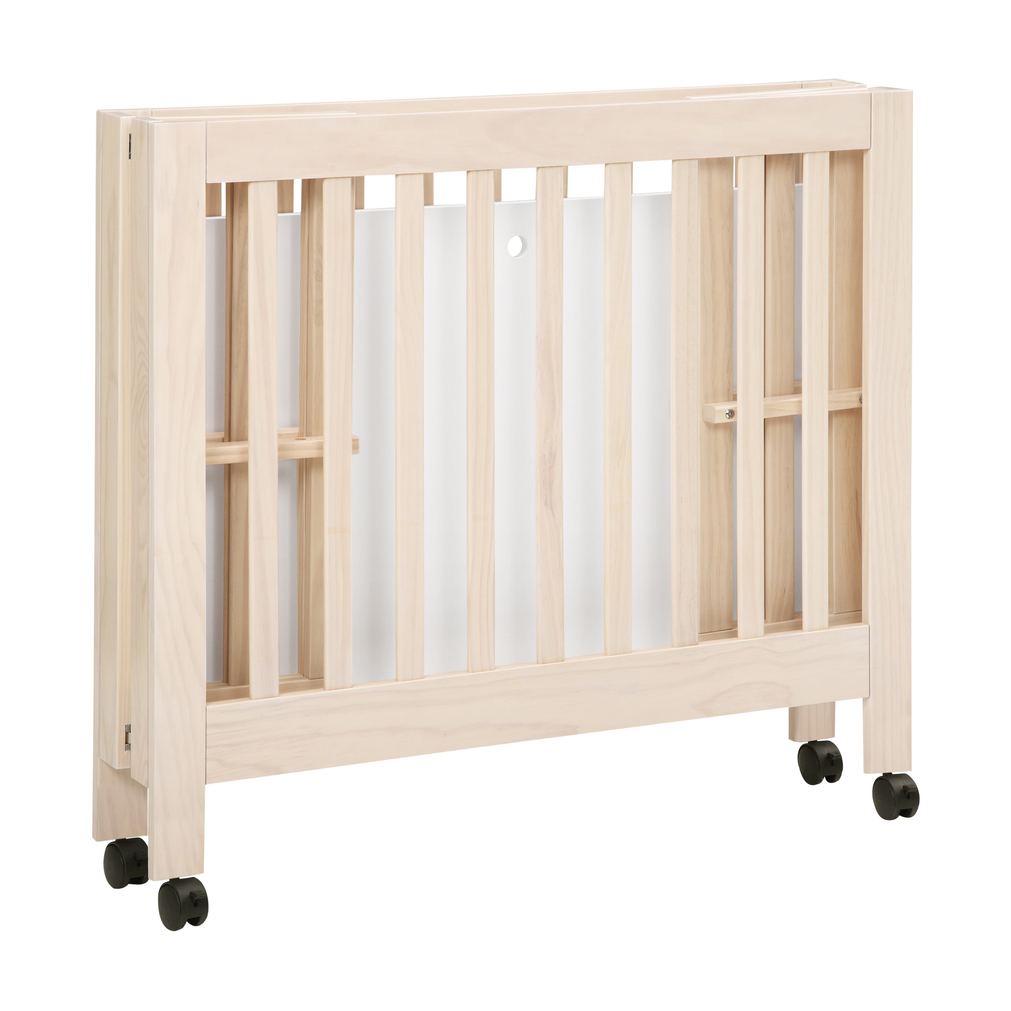 M6698NX,Babyletto,Origami Mini Crib in Washed Natural