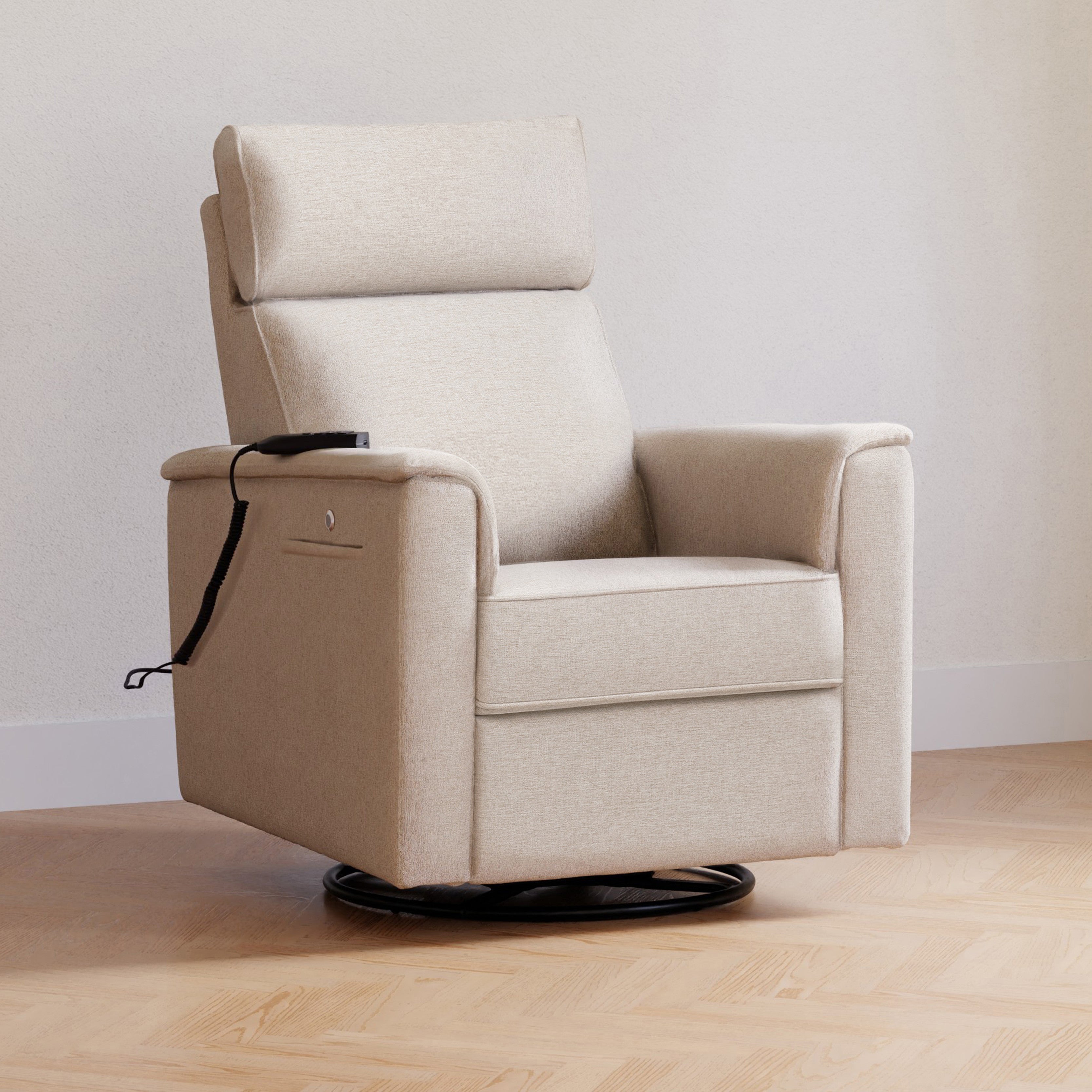 Namesake Willa Deluxe Power Recliner and Swivel Glider with Heat and Massage