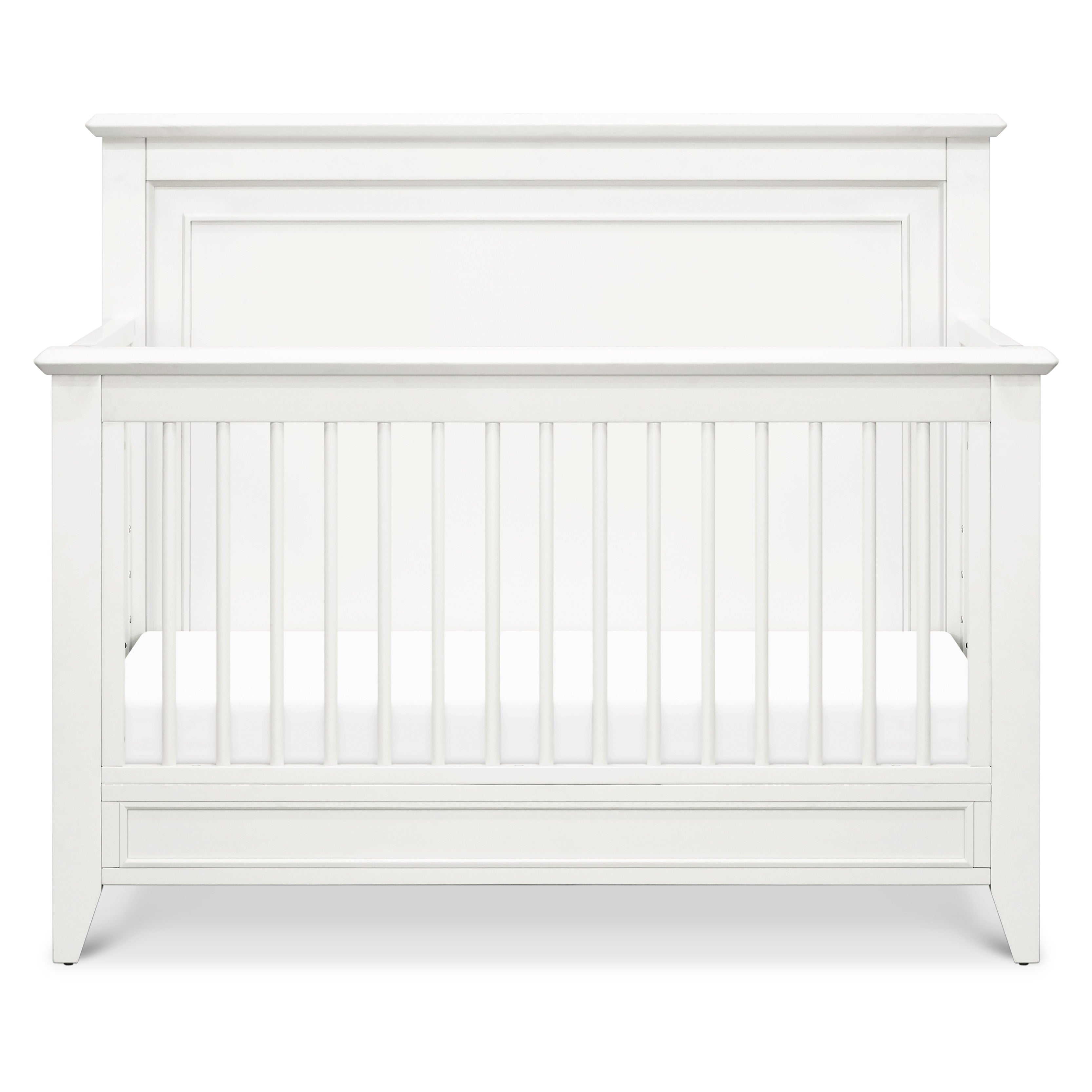 B14401RW,Monogram by Namesake,Beckett 4-in-1 Convertible Crib in Warm White