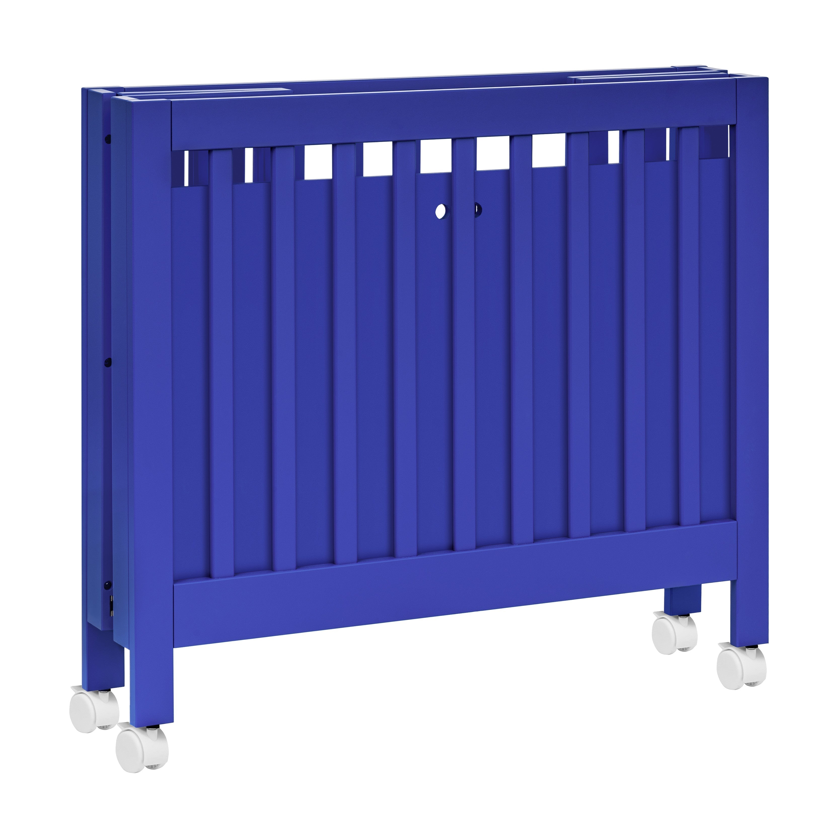 M6698CBT,Babyletto,Origami Mini Crib in Cobalt