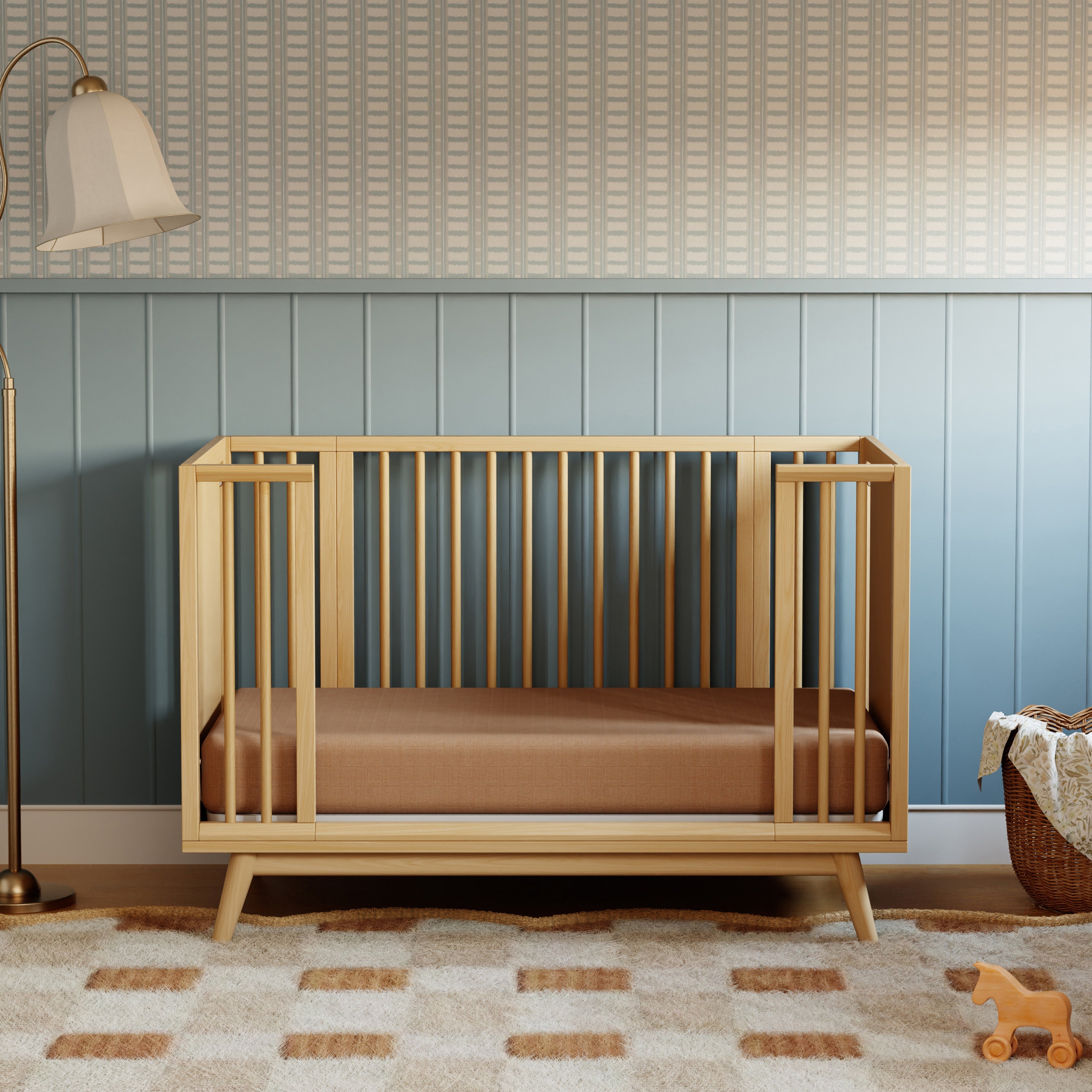 Babyletto Palma 8-in-1 Convertible All-Stages Crib with Bassinet & Toddler Bed Kits