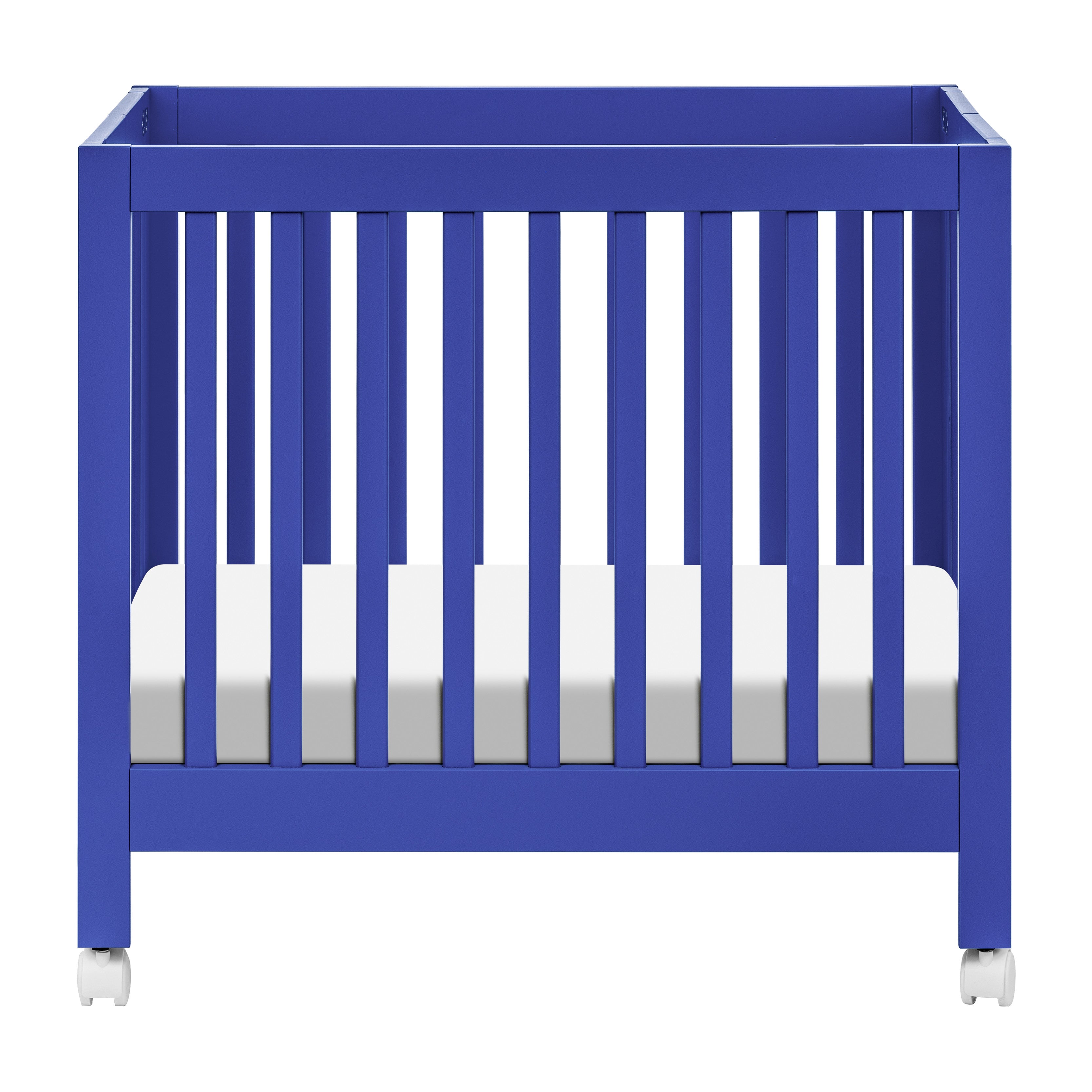 M6698CBT,Babyletto,Origami Mini Crib in Cobalt