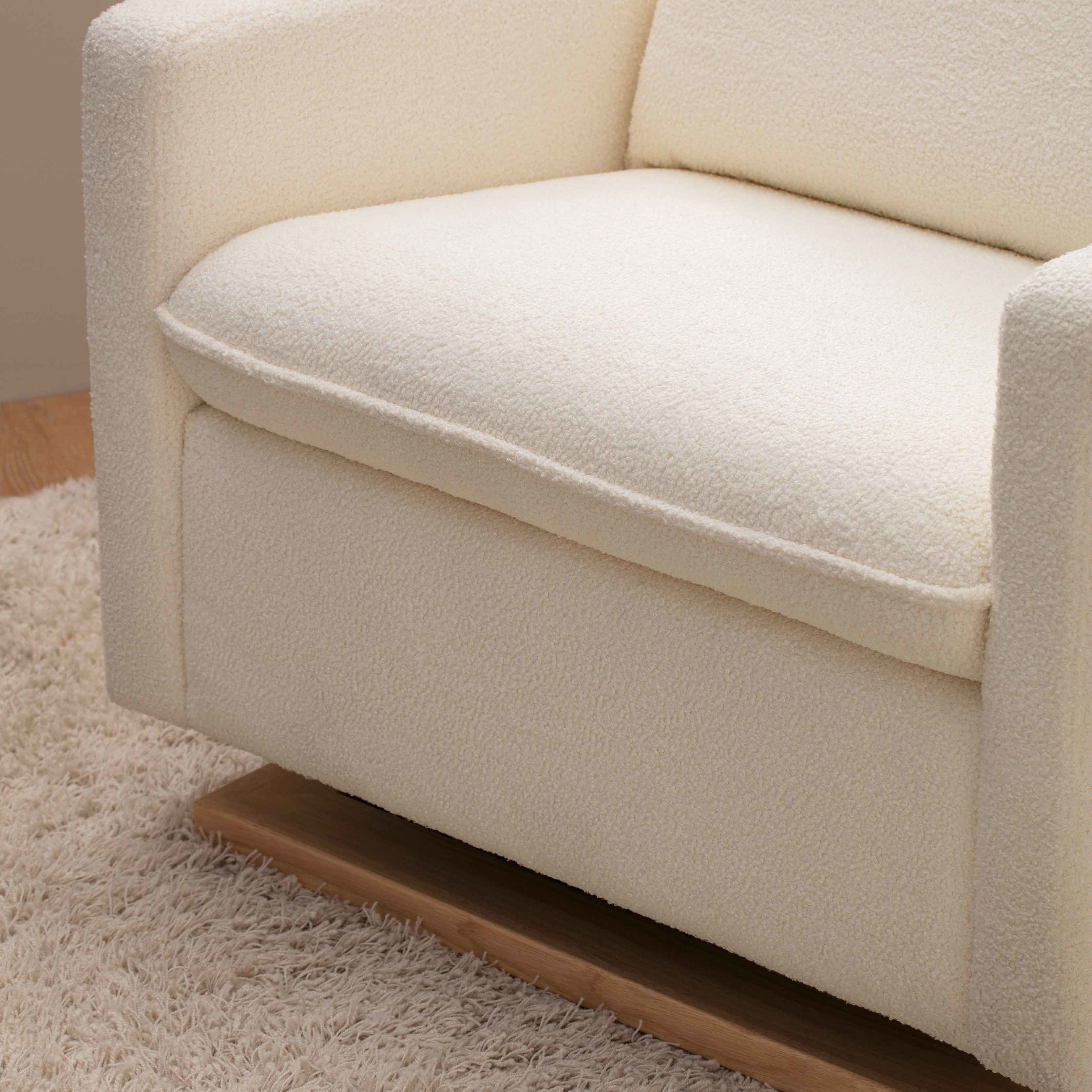 Babyletto Cali Pillowback Chair and a Half Glider in Fleece