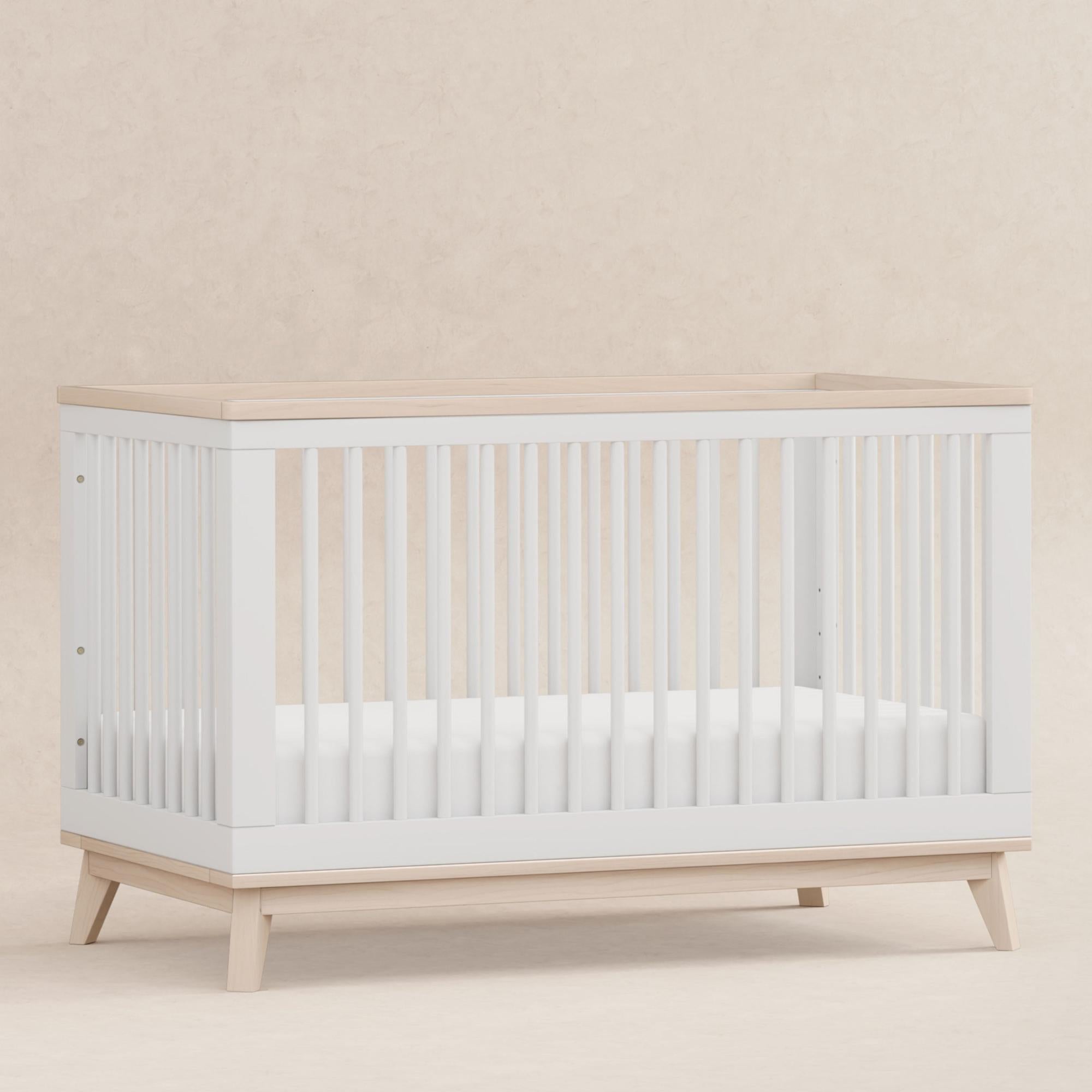 Babyletto Scoot 3-in-1 Convertible Crib with Toddler Bed Conversion Kit