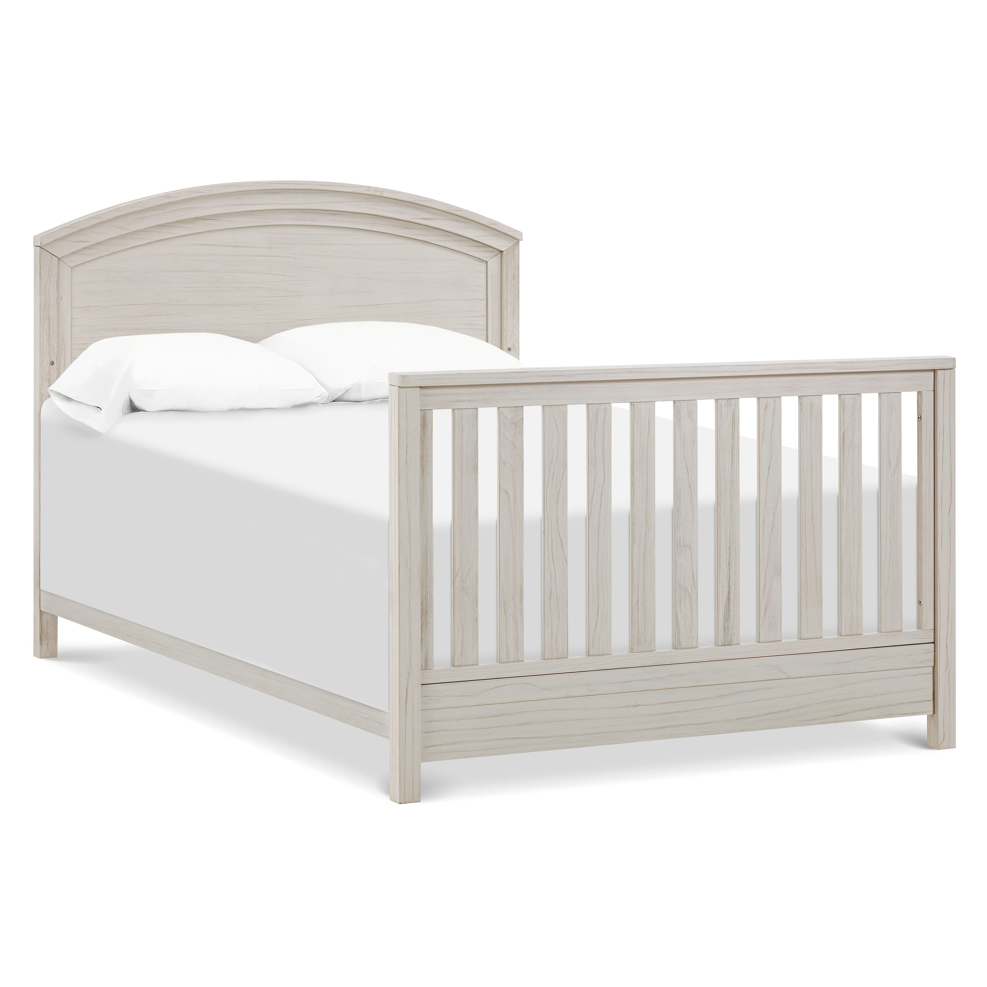 B26401WDF,Monogram by Namesake,Hemsted 4-in-1 Convertible Crib in White Driftwood