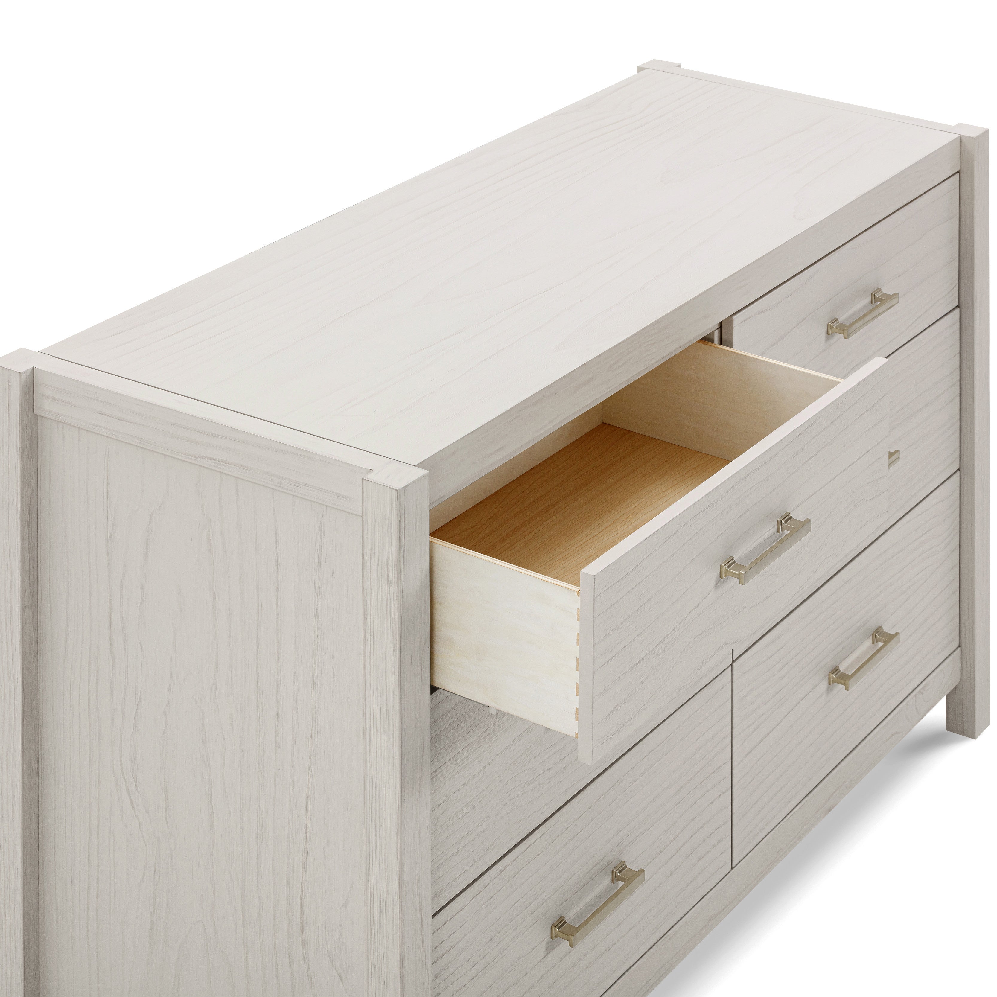 B26416WDF,Monogram by Namesake,Hemsted 6-Drawer Assembled Dresser in White Driftwood