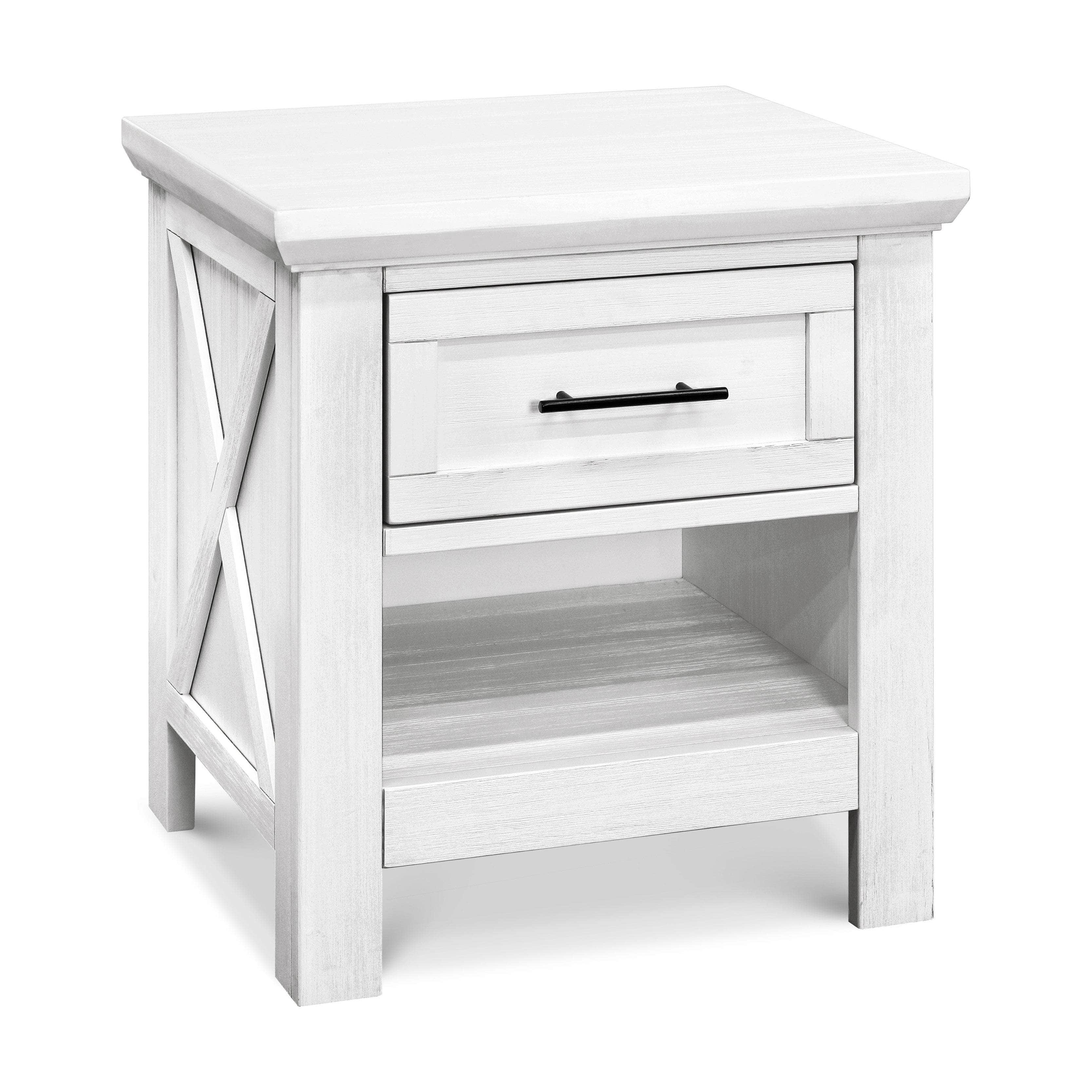 B14560LW,Monogram by Namesake,Emory Farmhouse Nightstand in Linen White