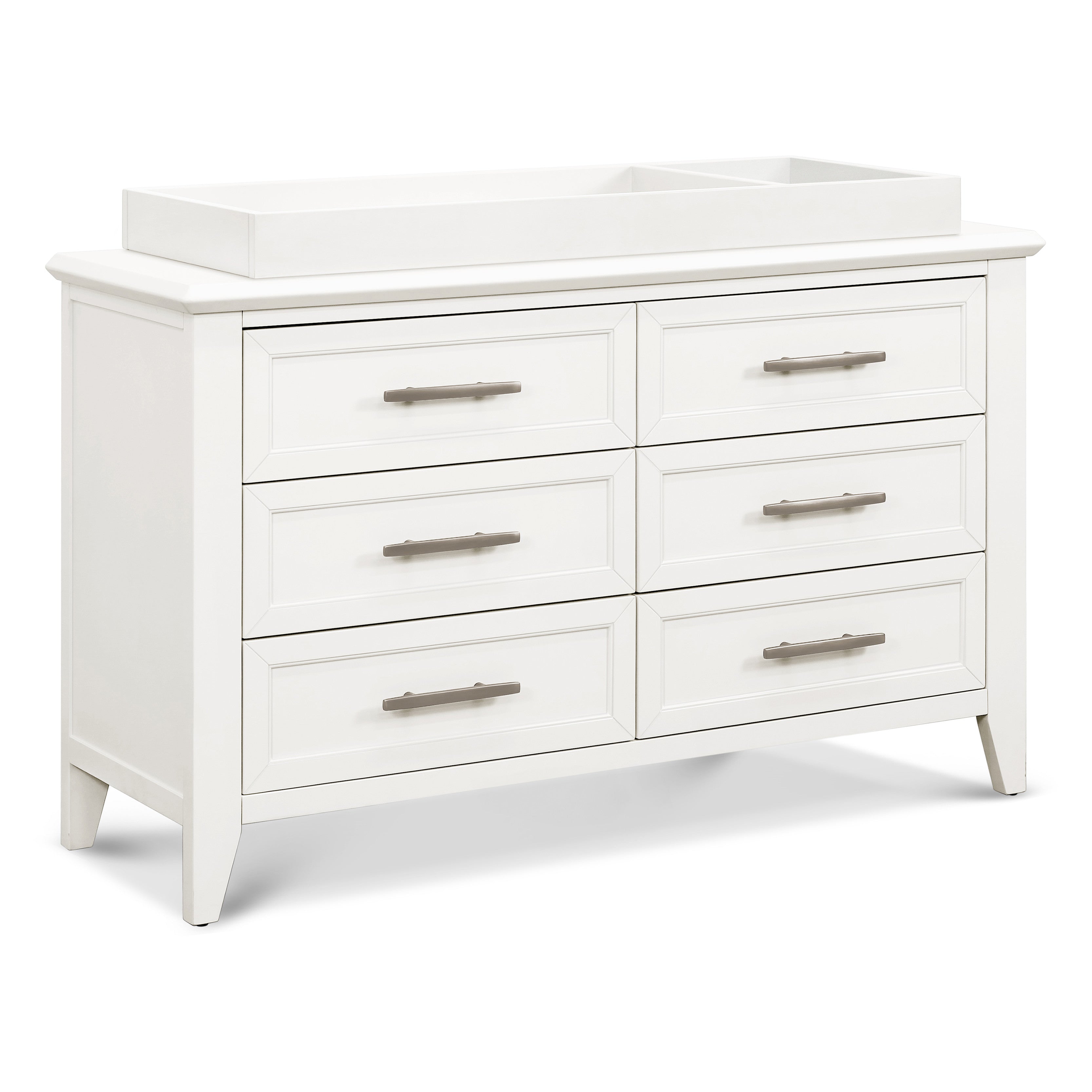 B14416RW,Monogram by Namesake,Beckett 6-Drawer Dresser in Warm White