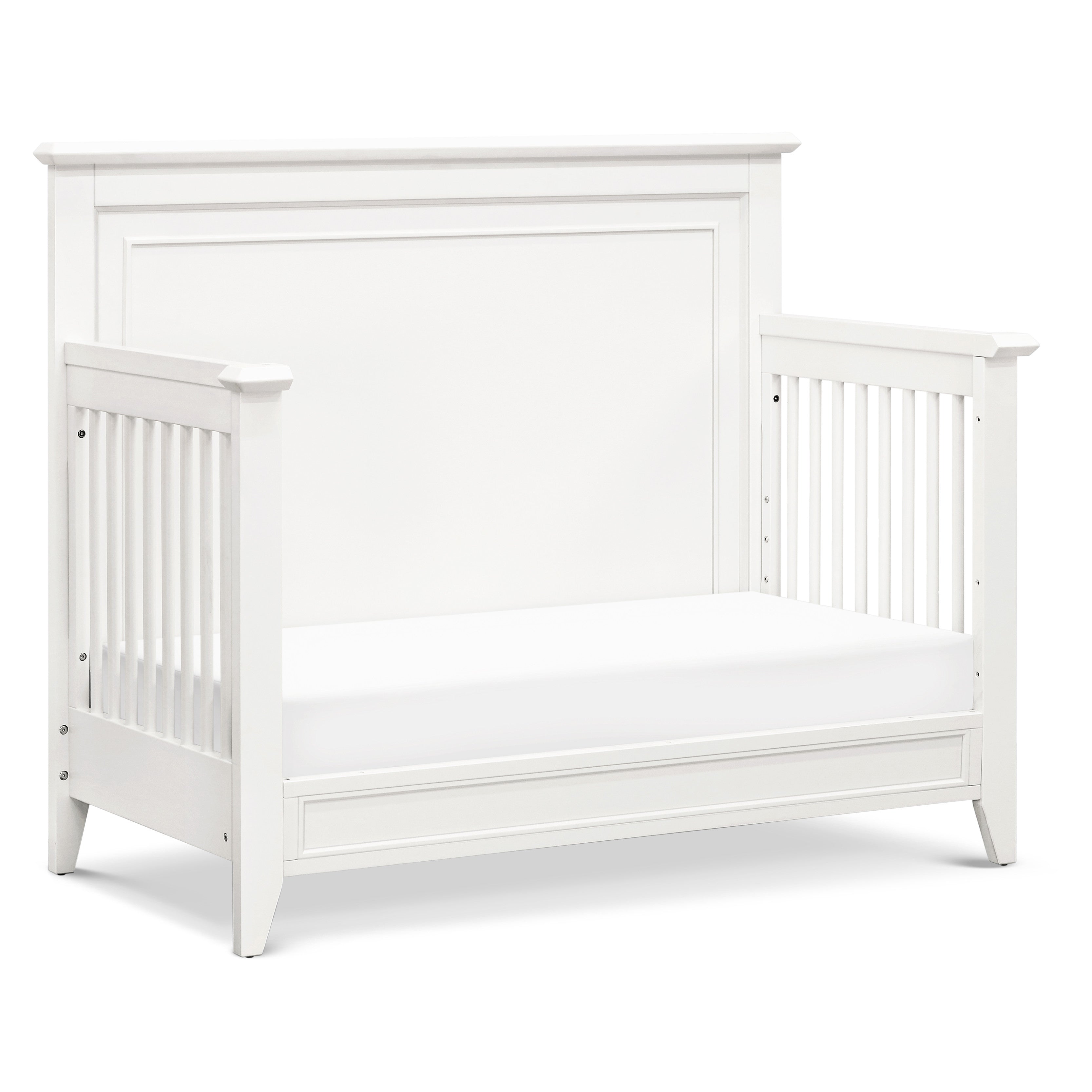 B14401RW,Monogram by Namesake,Beckett 4-in-1 Convertible Crib in Warm White