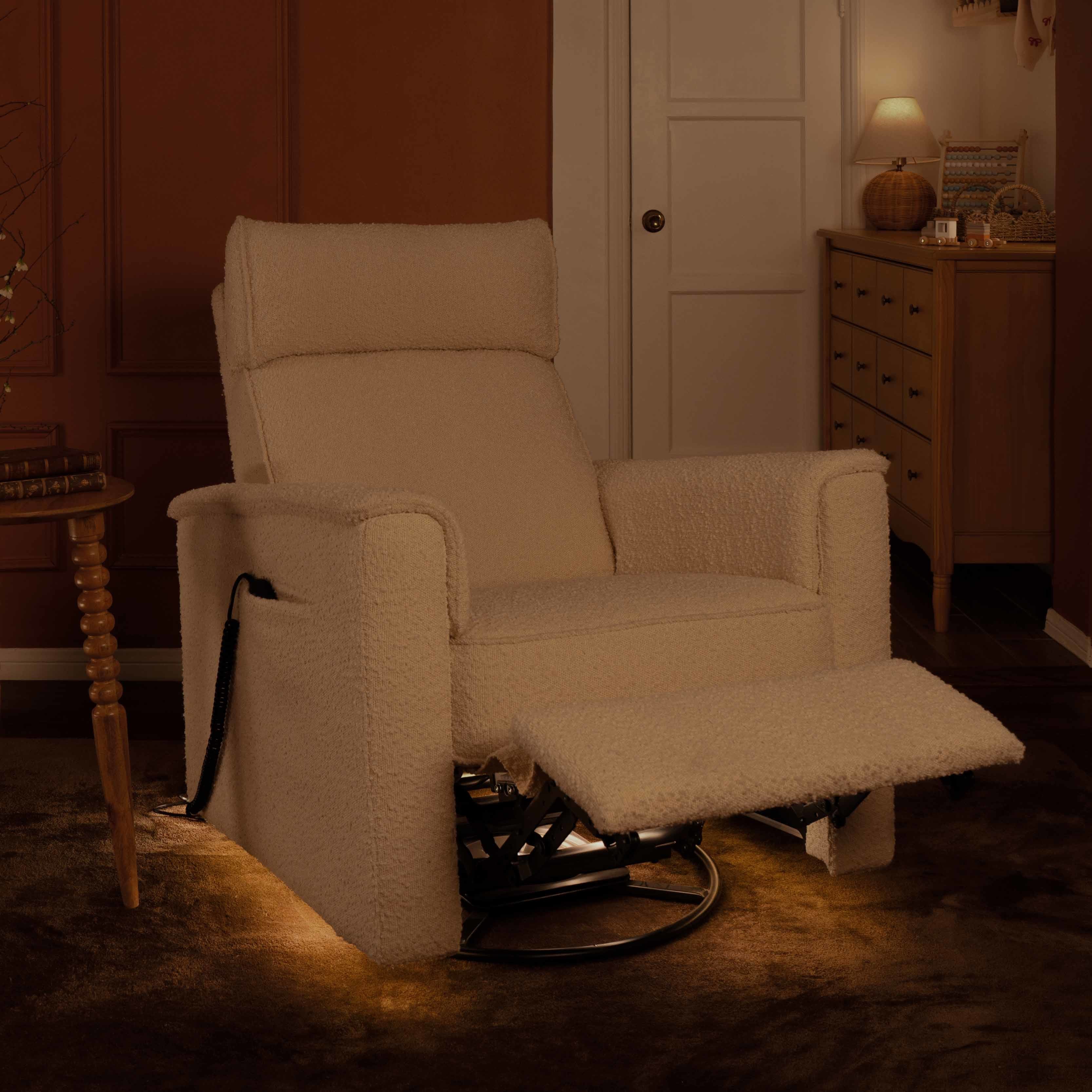 Namesake Willa Deluxe Power Recliner and Swivel Glider with Heat and Massage