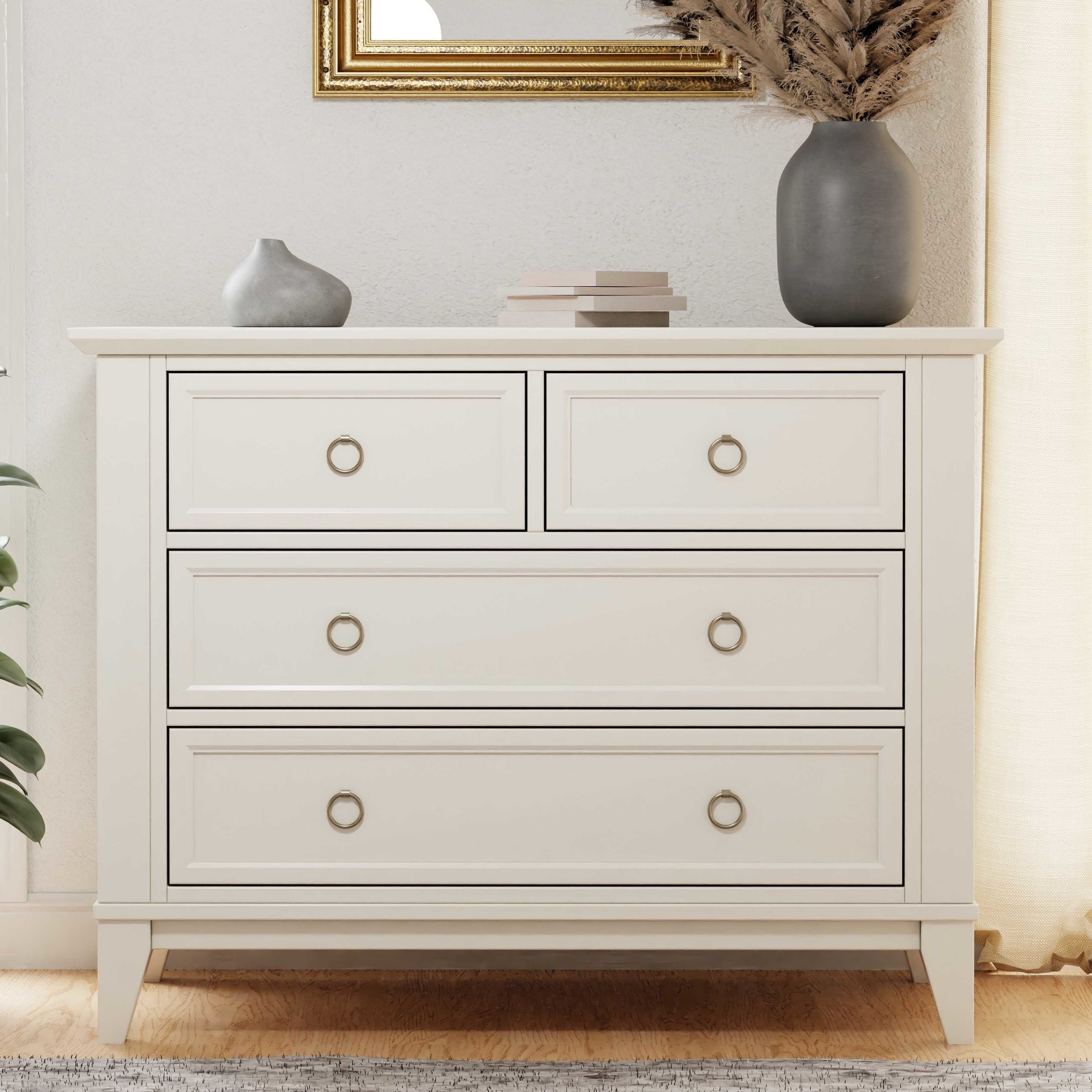 M10716RW,Namesake,Emma Regency 4-Drawer Dresser in Warm White