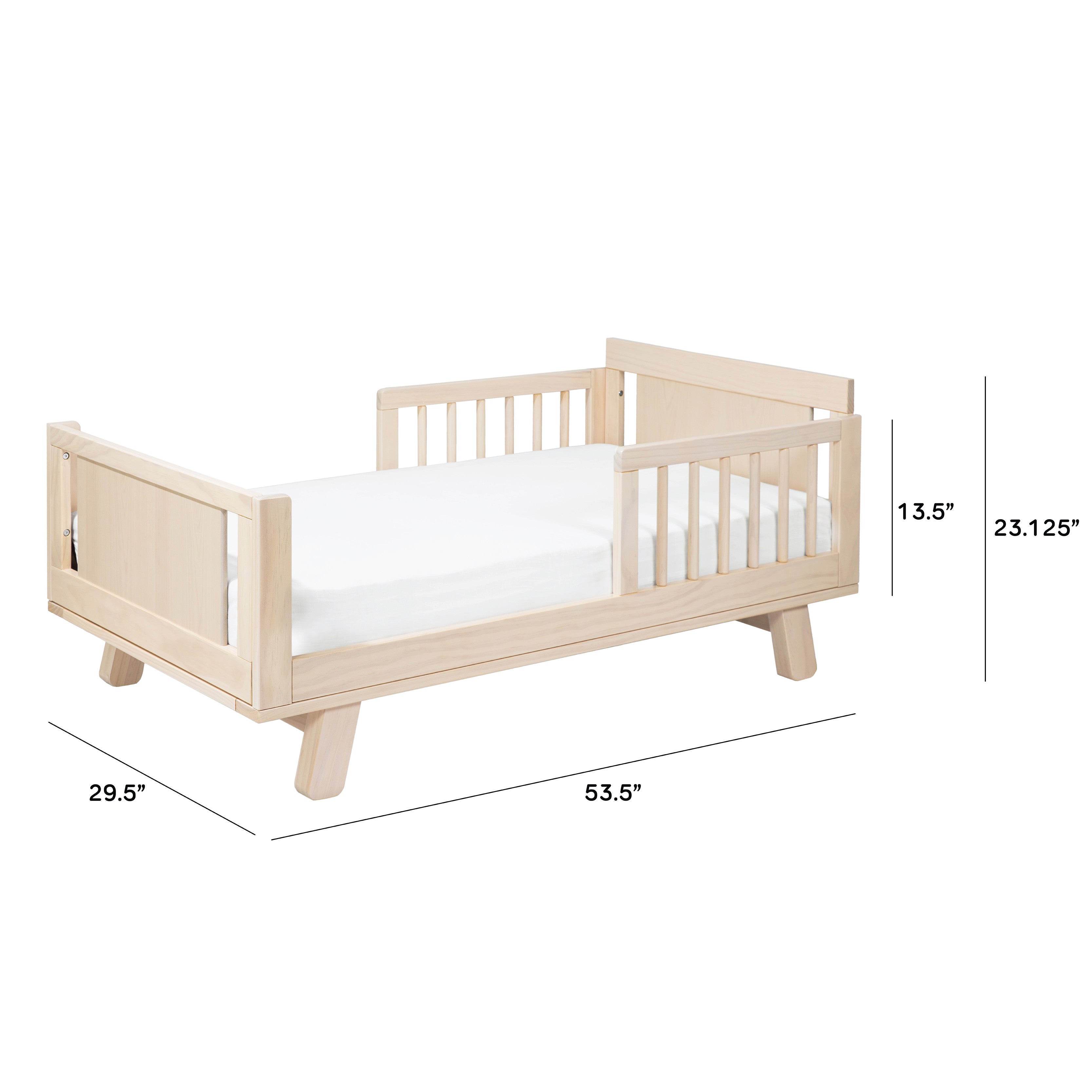 M4299NX,Babyletto,Junior Bed ConversionKit for Hudson and Scoot Crib in Washed Natural