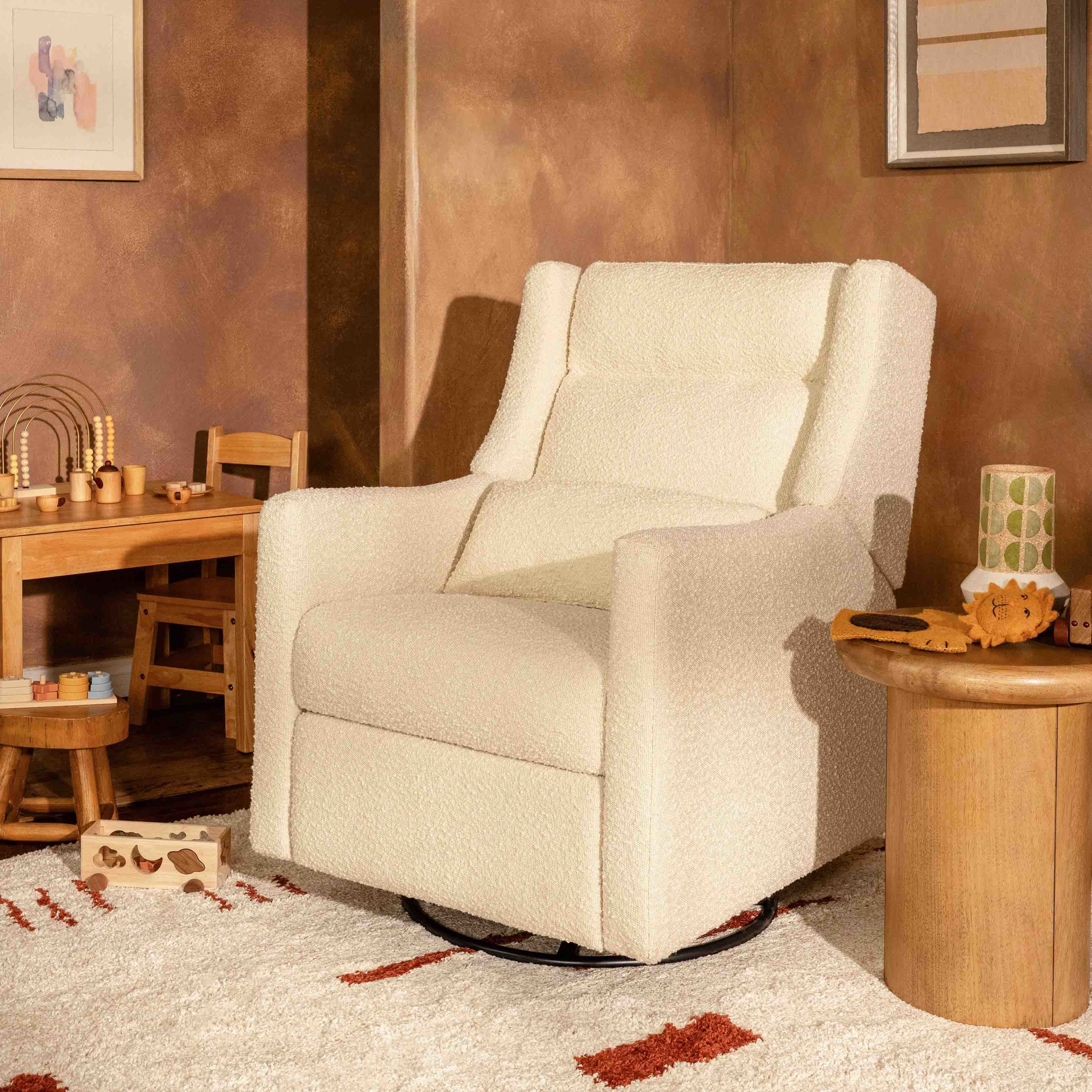 Babyletto Kiwi Plus Power Recliner and Swivel Glider with Power Adjustable Headrest and USB Port