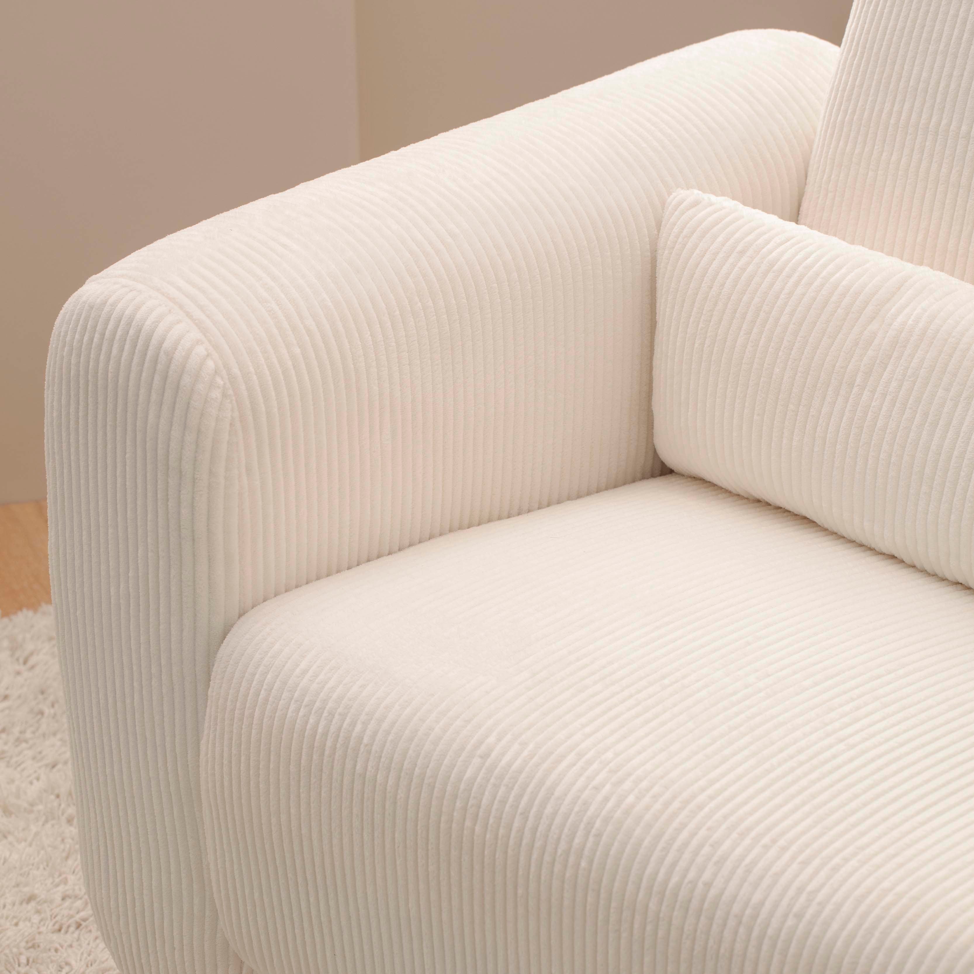 Babyletto Tuba Extra Wide Swivel Glider in Corduroy
