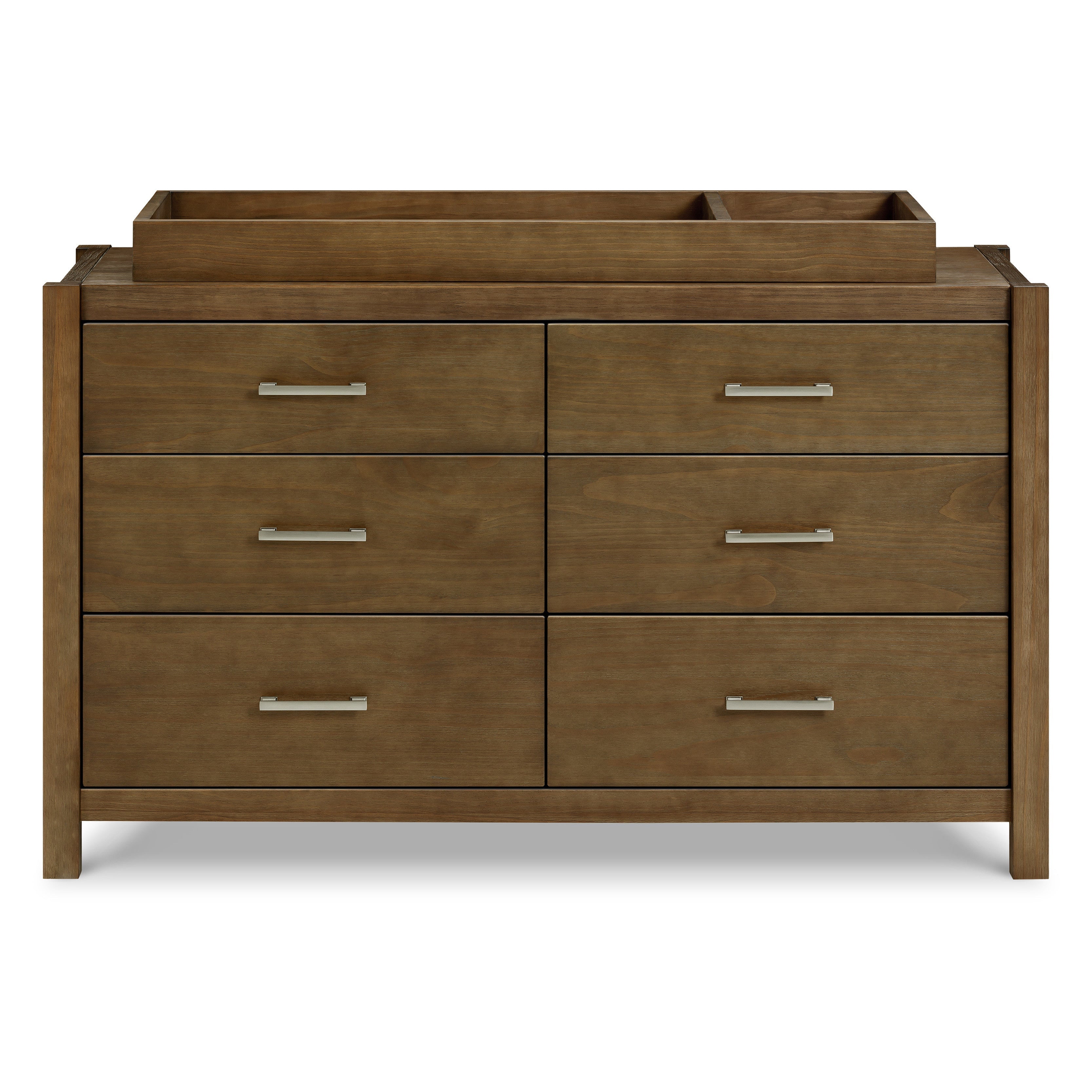 B26416LDF,Monogram by Namesake,Hemsted 6-Drawer Assembled Dresser in Walnut Driftwood