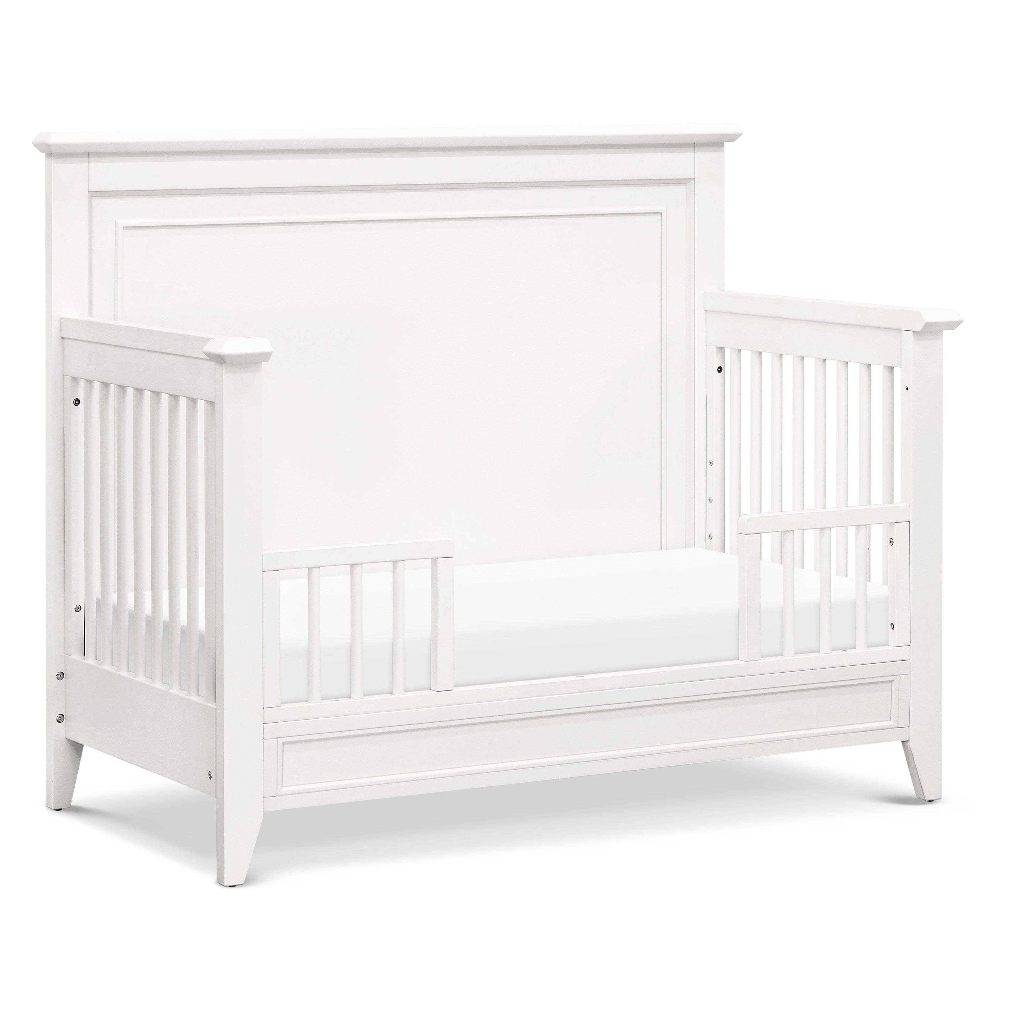 B14401RW,Monogram by Namesake,Beckett 4-in-1 Convertible Crib in Warm White