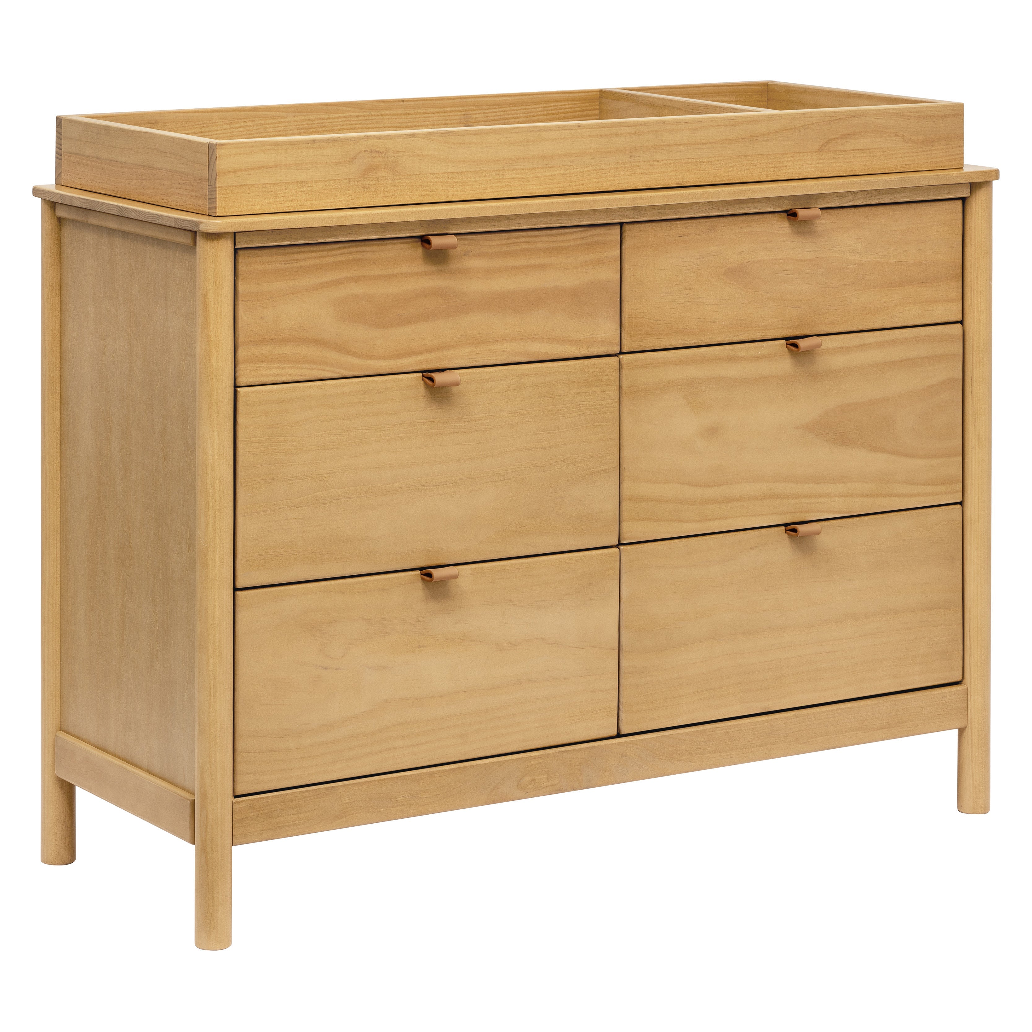 M25616HY,Babyletto,Bondi 6-Drawer Assembled Dresser in Honey