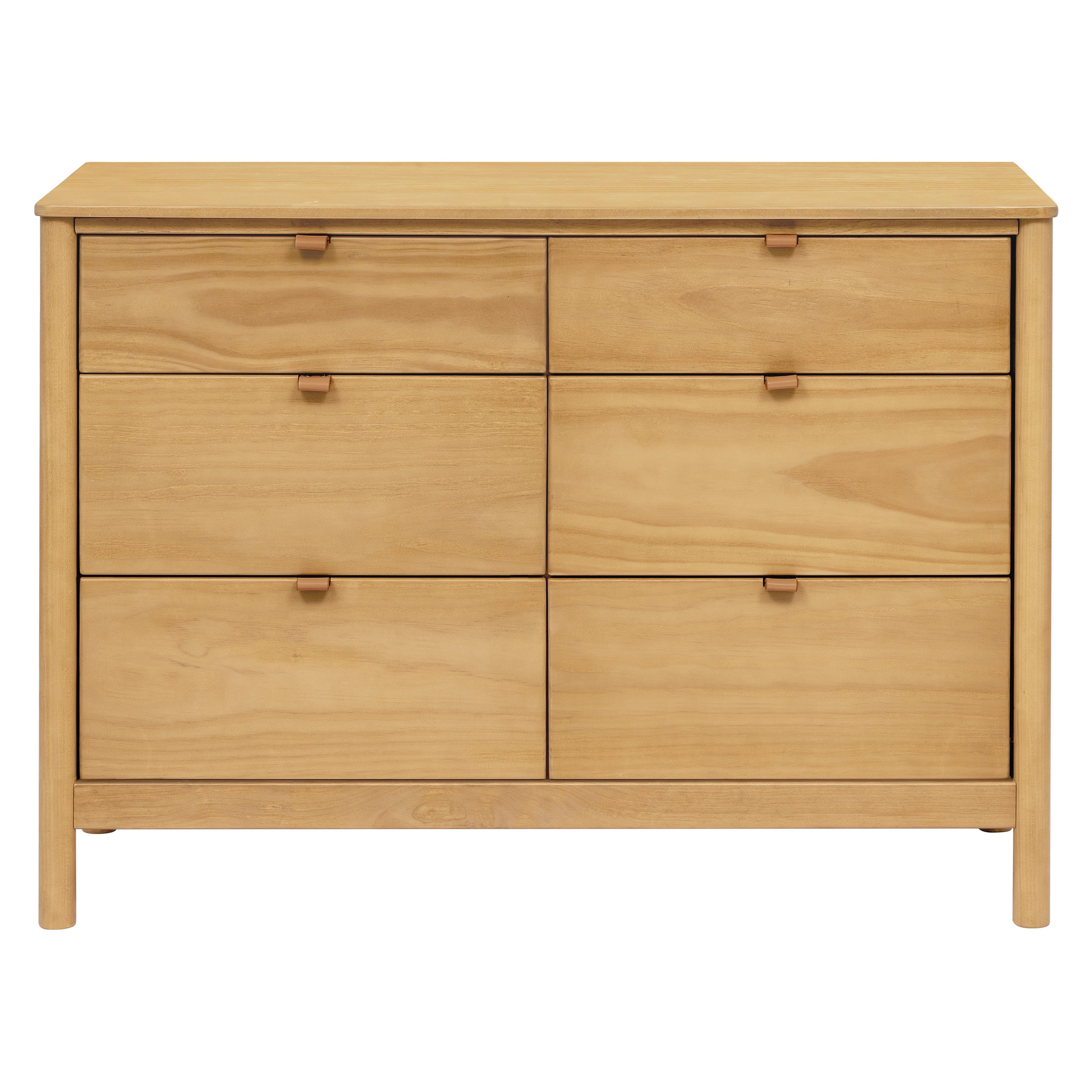 M25616HY,Babyletto,Bondi 6-Drawer Assembled Dresser in Honey